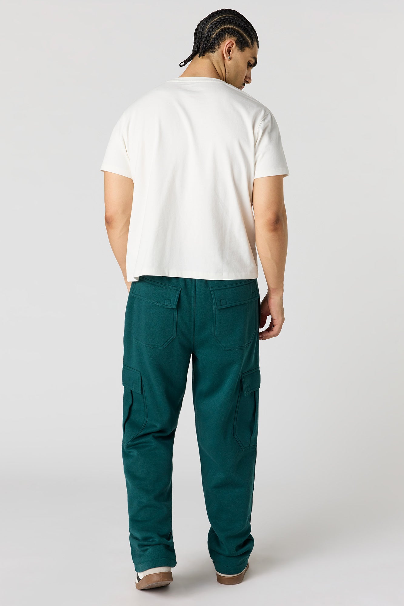 Fleece Baggy Cargo Sweatpant