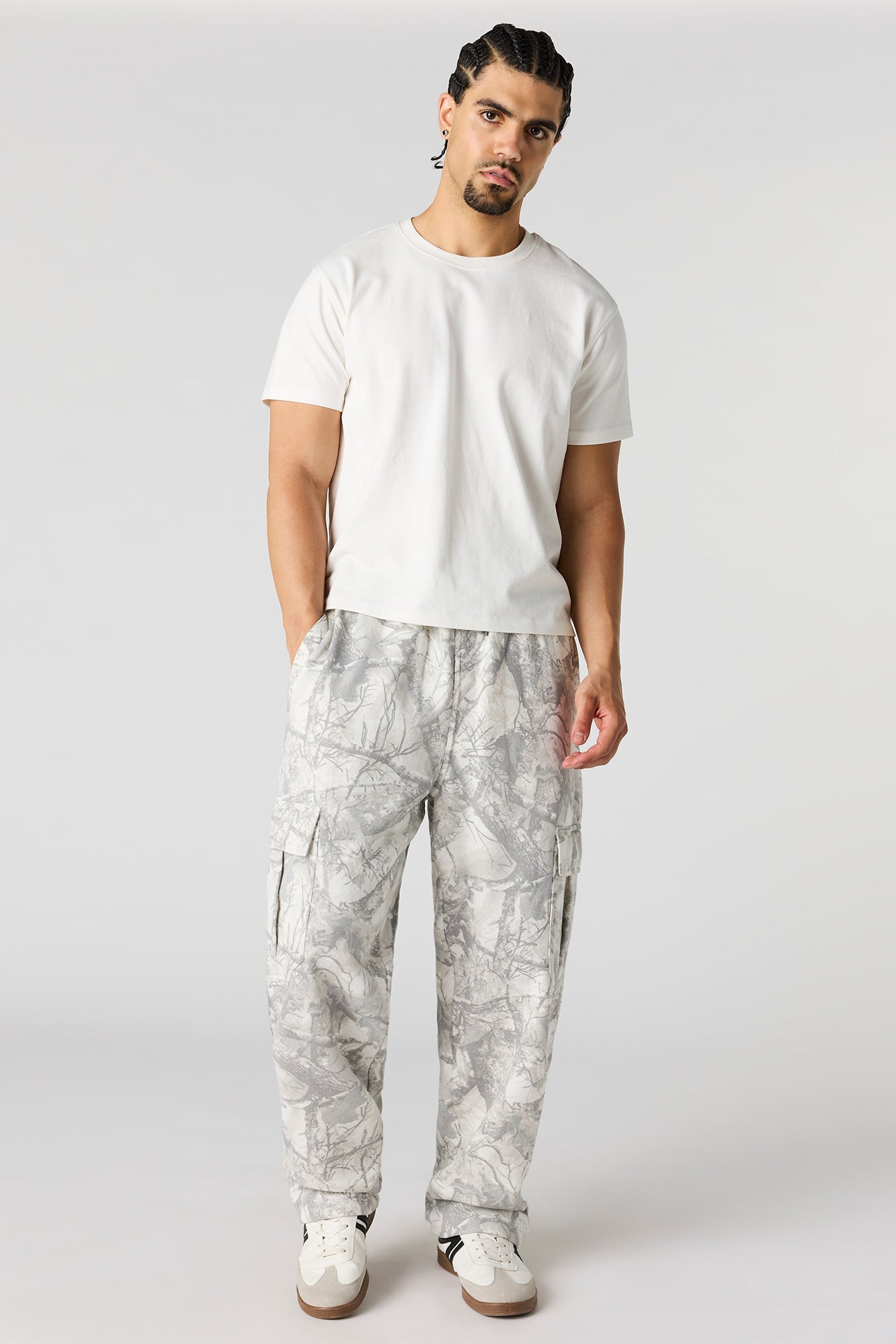 Fleece Baggy Cargo Sweatpant