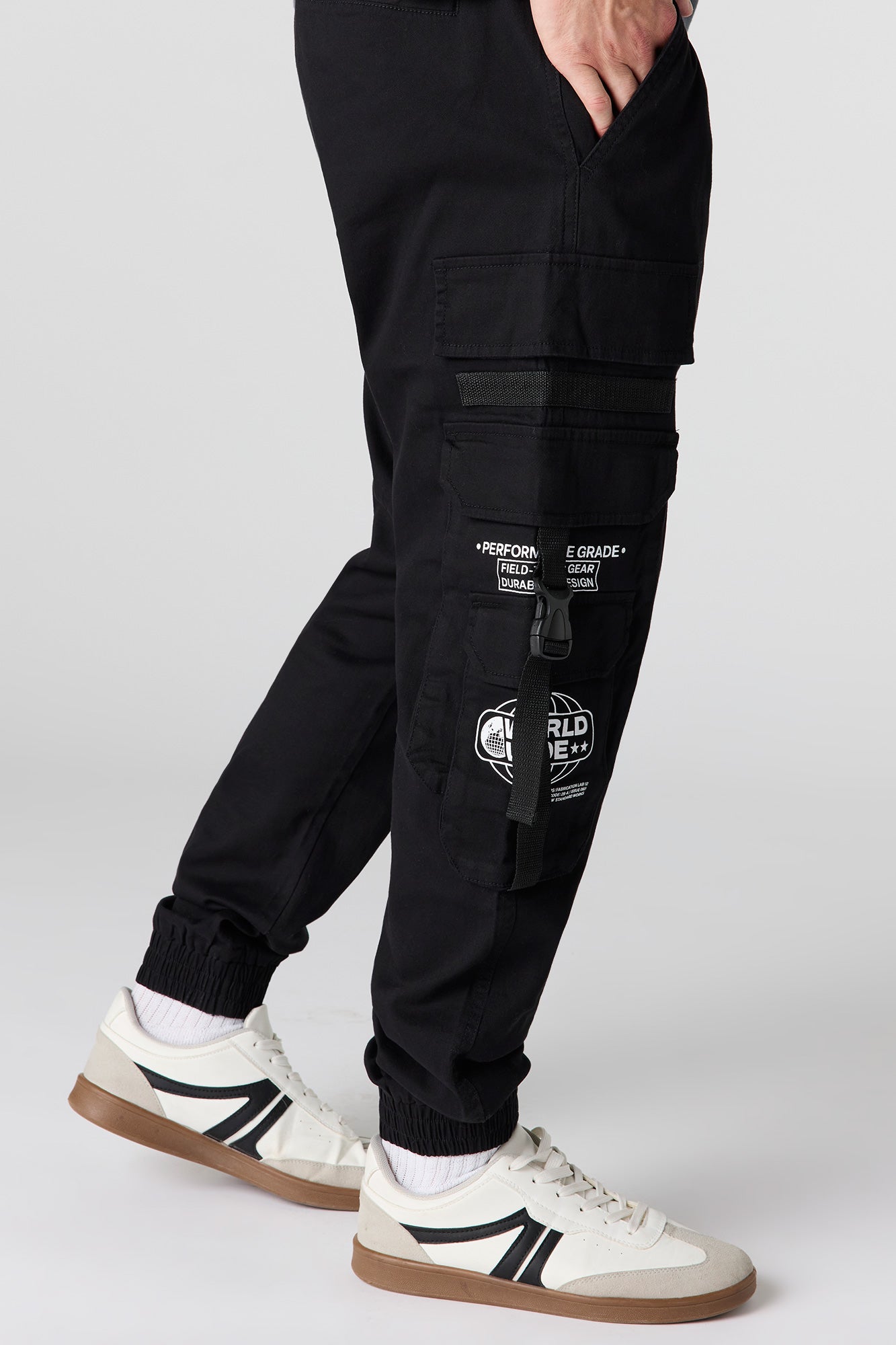 Buckle Pocket Cargo Jogger