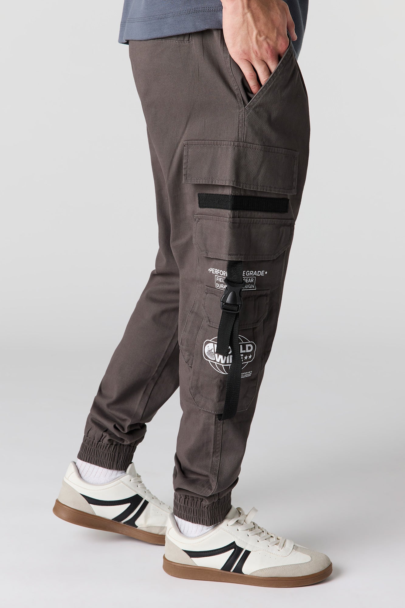 Buckle Pocket Cargo Jogger