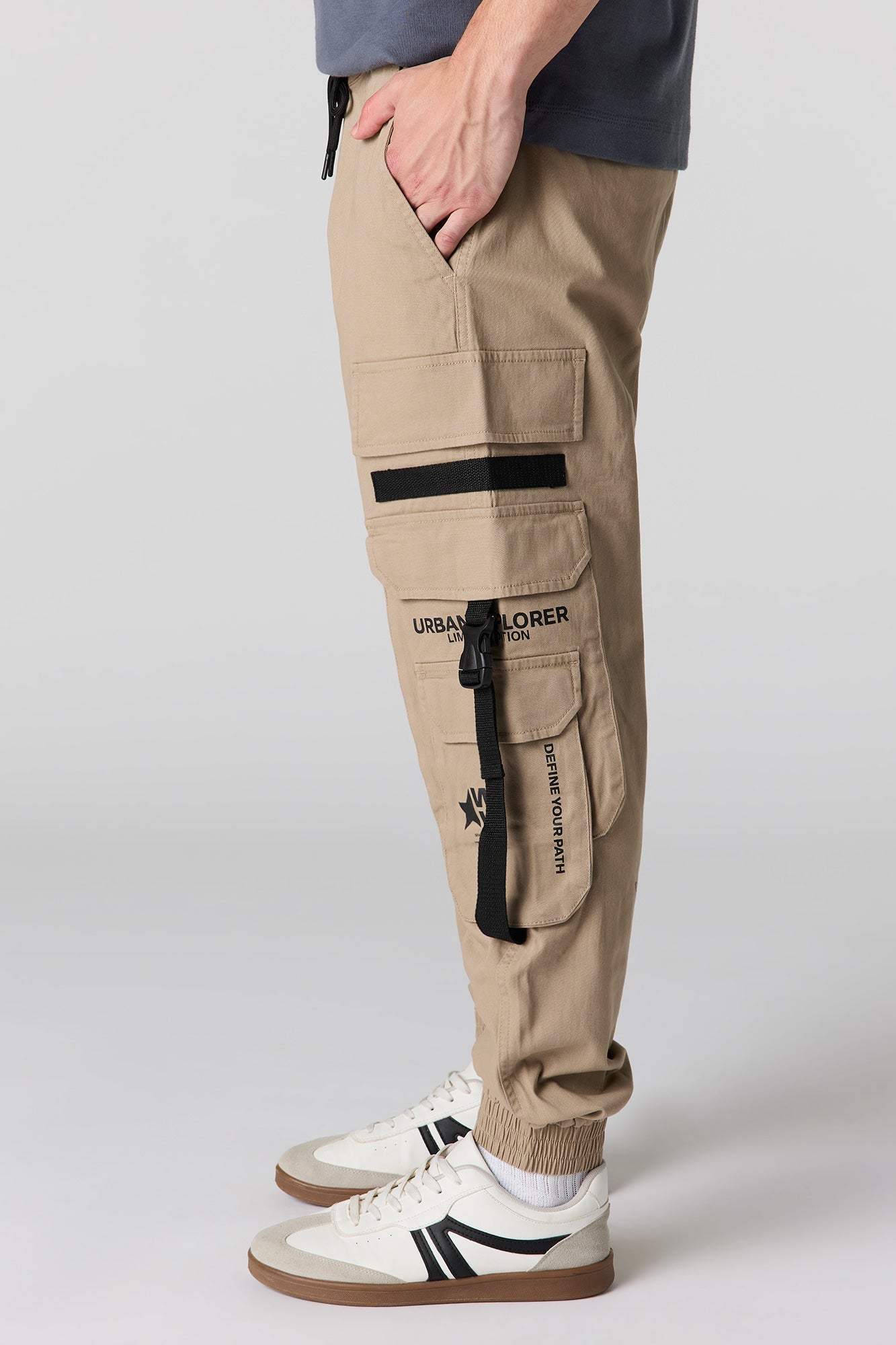 Buckle Pocket Cargo Jogger