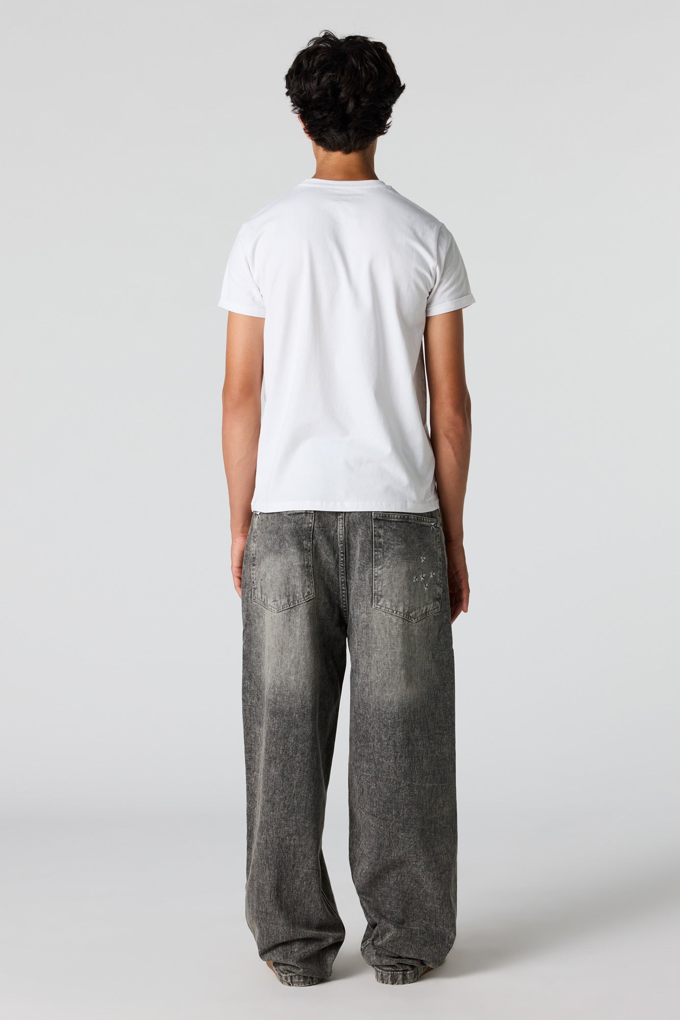 Super Baggy Chain Graphic Jean