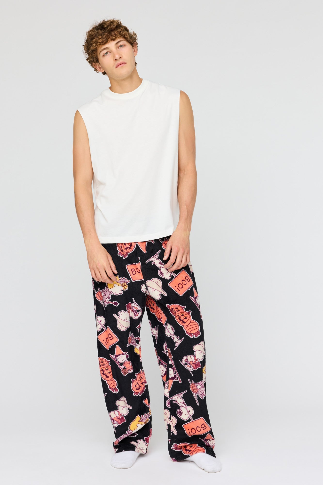 Snoopy Halloween Plush Pajama Pant