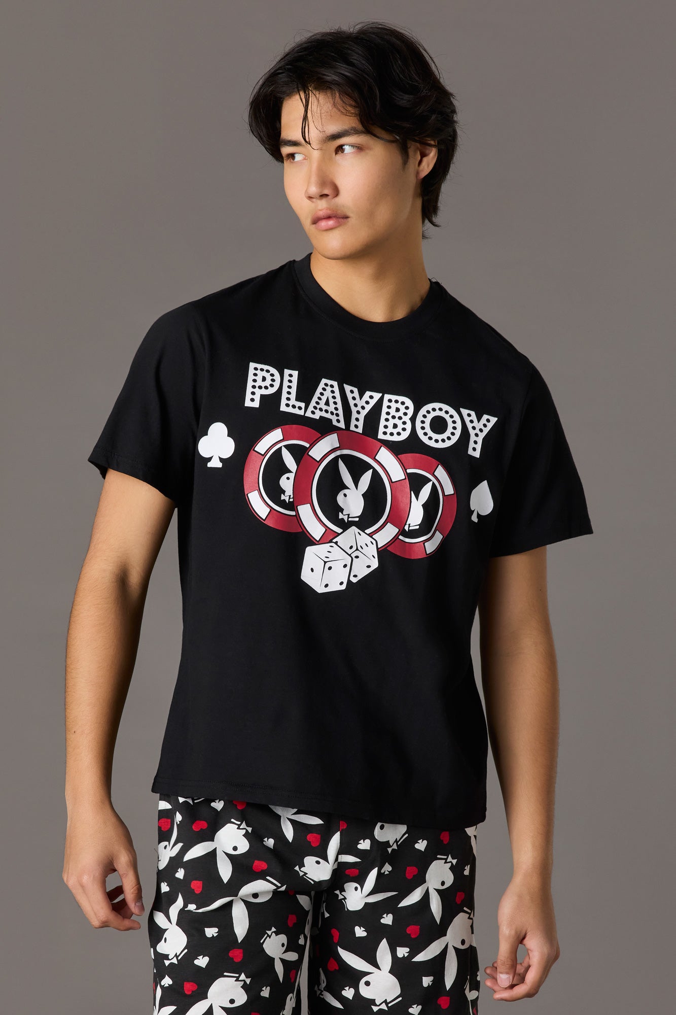 Playboy Graphic Tee & Short Pajama Set