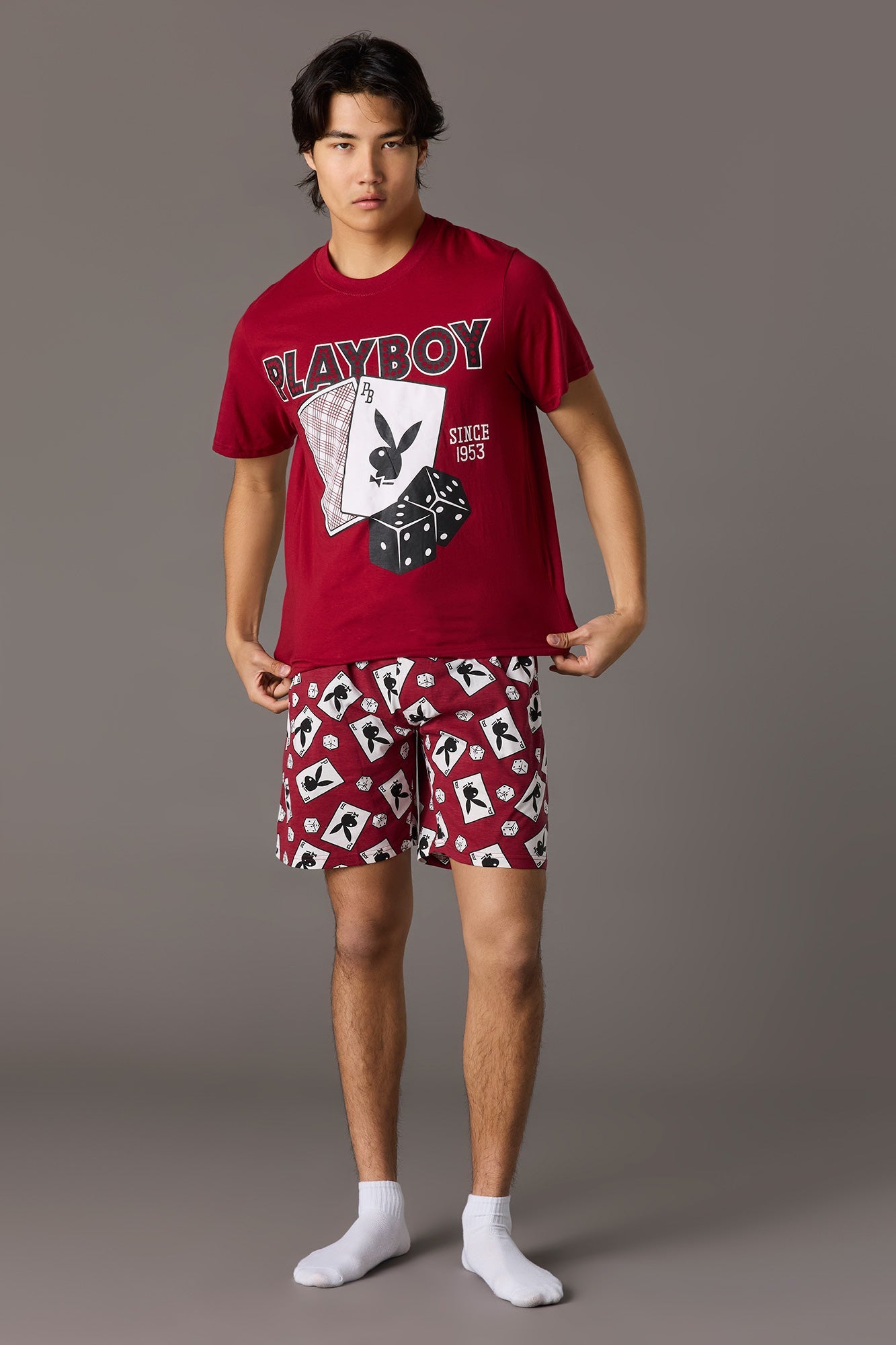 Playboy Graphic Tee & Short Pajama Set