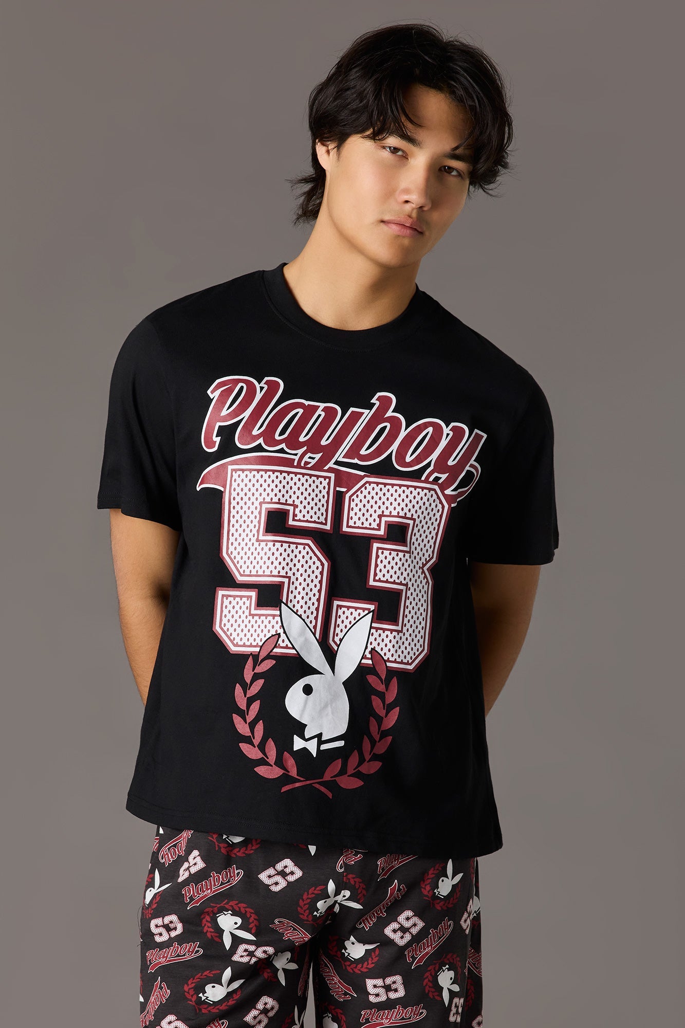 Playboy Graphic Tee & Short Pajama Set
