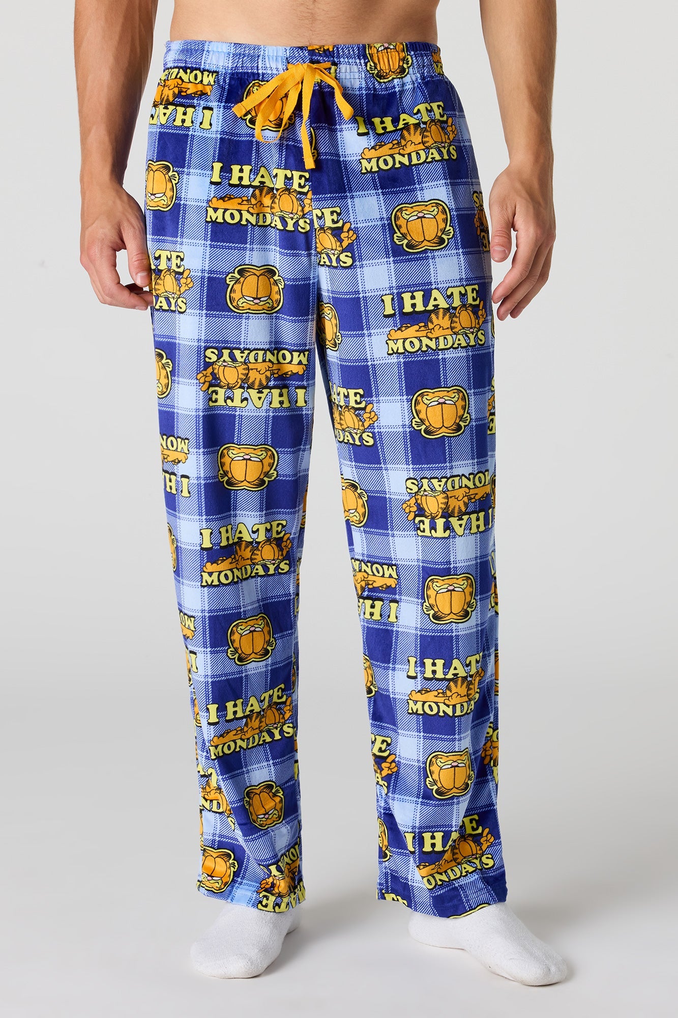 Plush Cartoon Print Pajama Pant