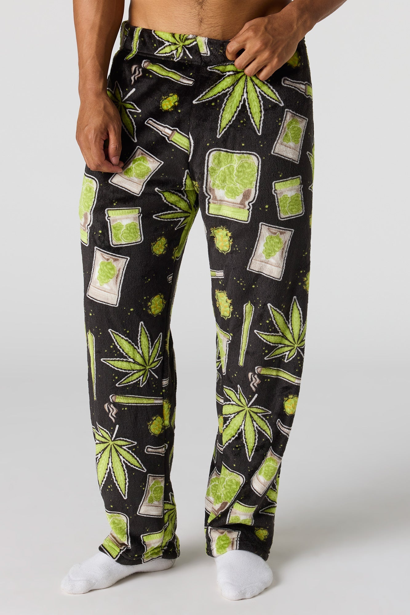 Plush Printed Pajama Pant