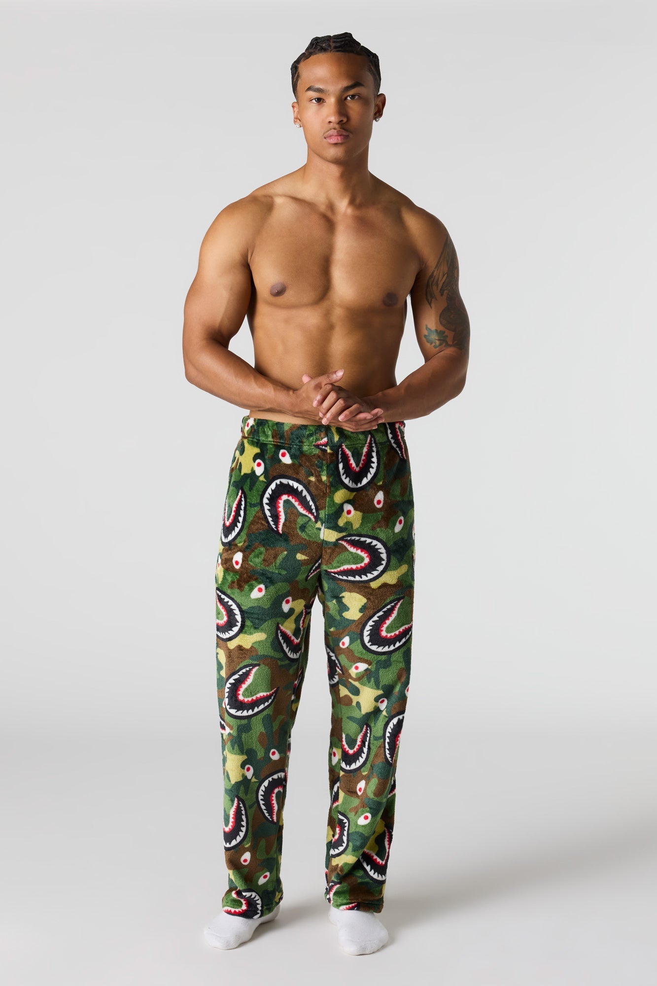 Plush Printed Pajama Pant
