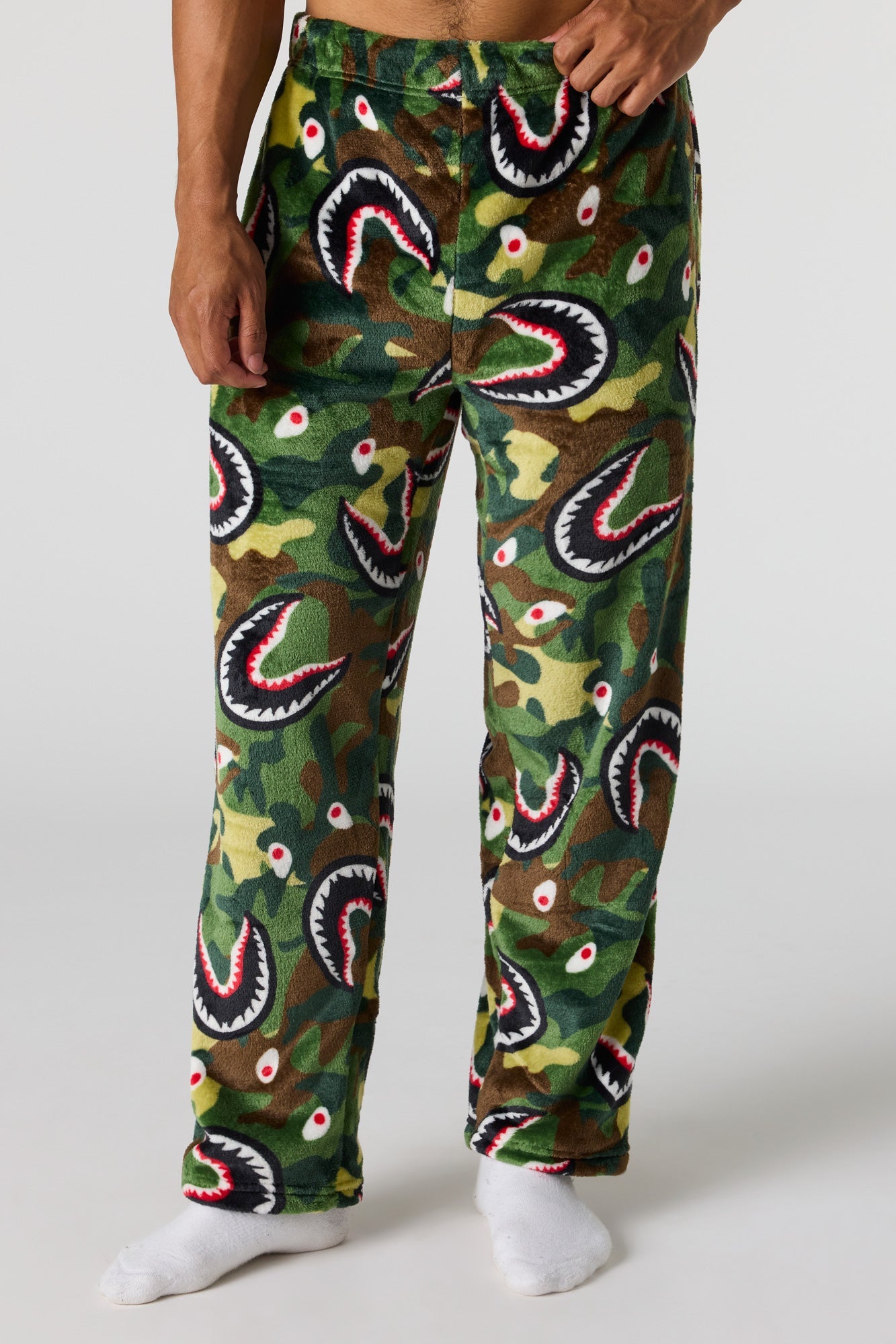 Plush Printed Pajama Pant