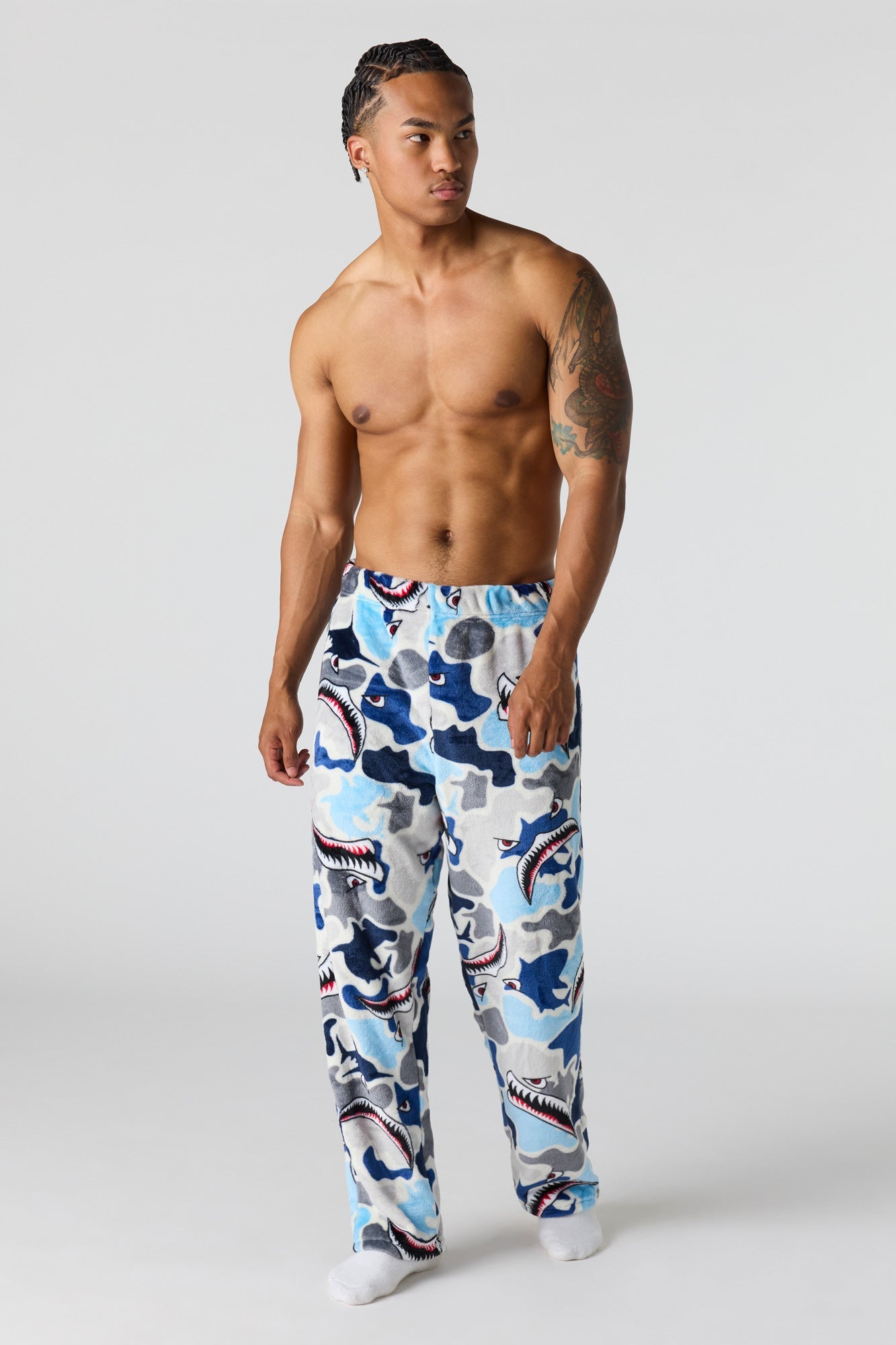 Plush Printed Pajama Pant