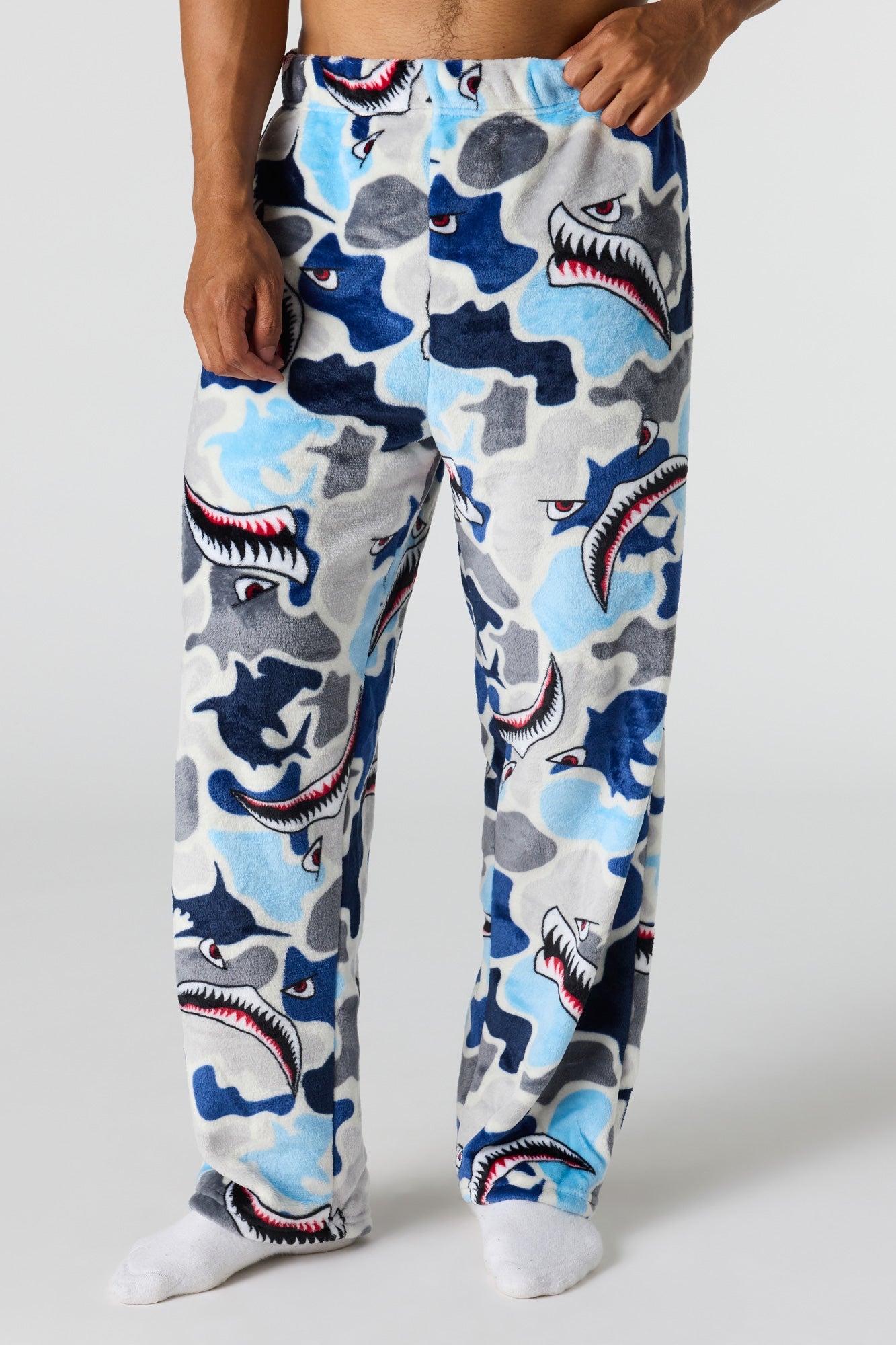 Plush Printed Pajama Pant