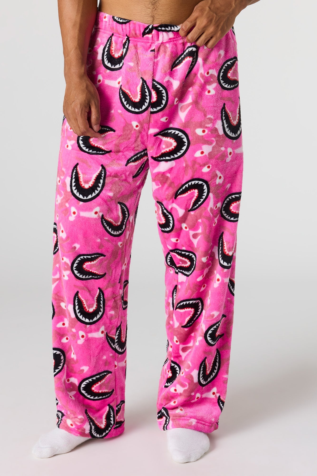 Plush Printed Pajama Pant