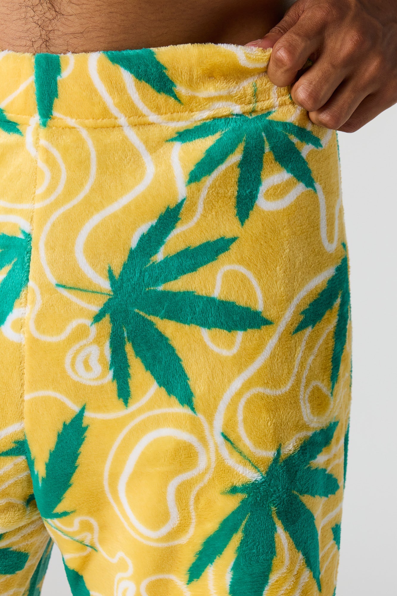 Plush Printed Pajama Pant