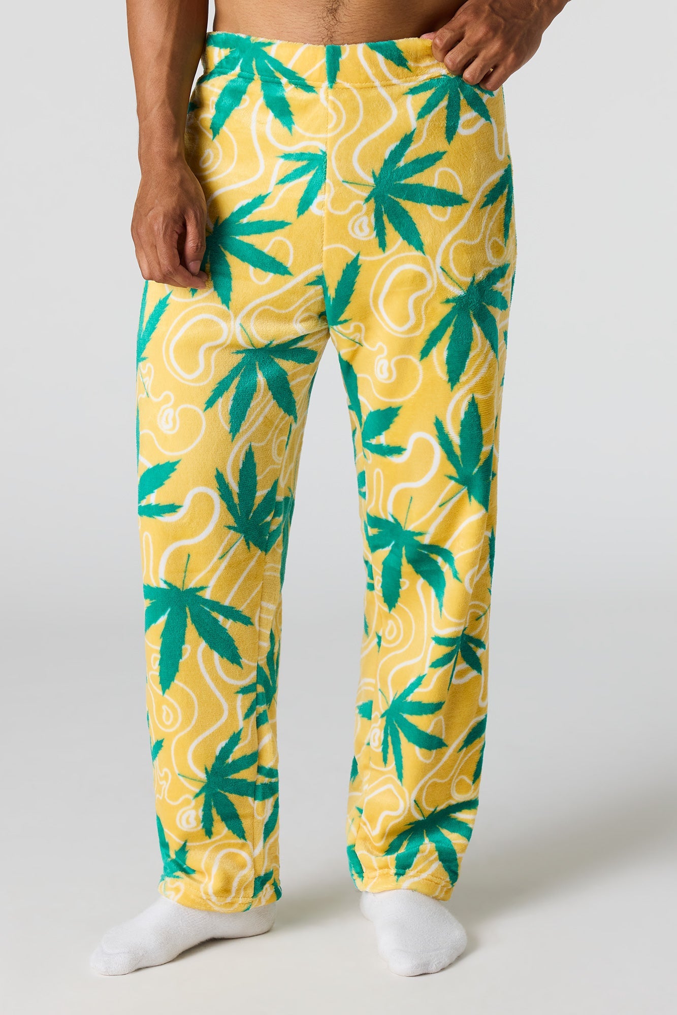 Plush Printed Pajama Pant