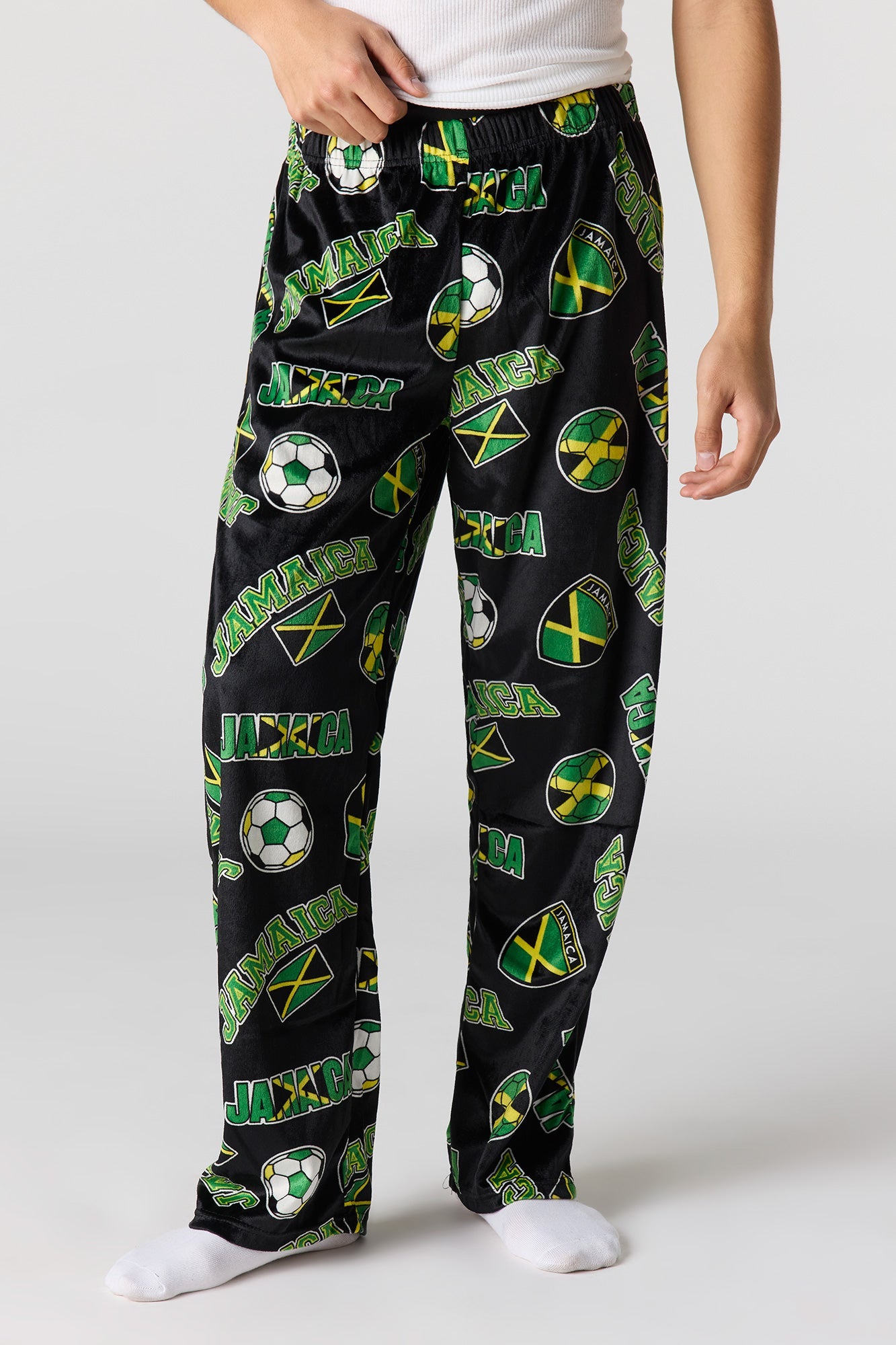 Jamaica Print Plush Pajama Pant