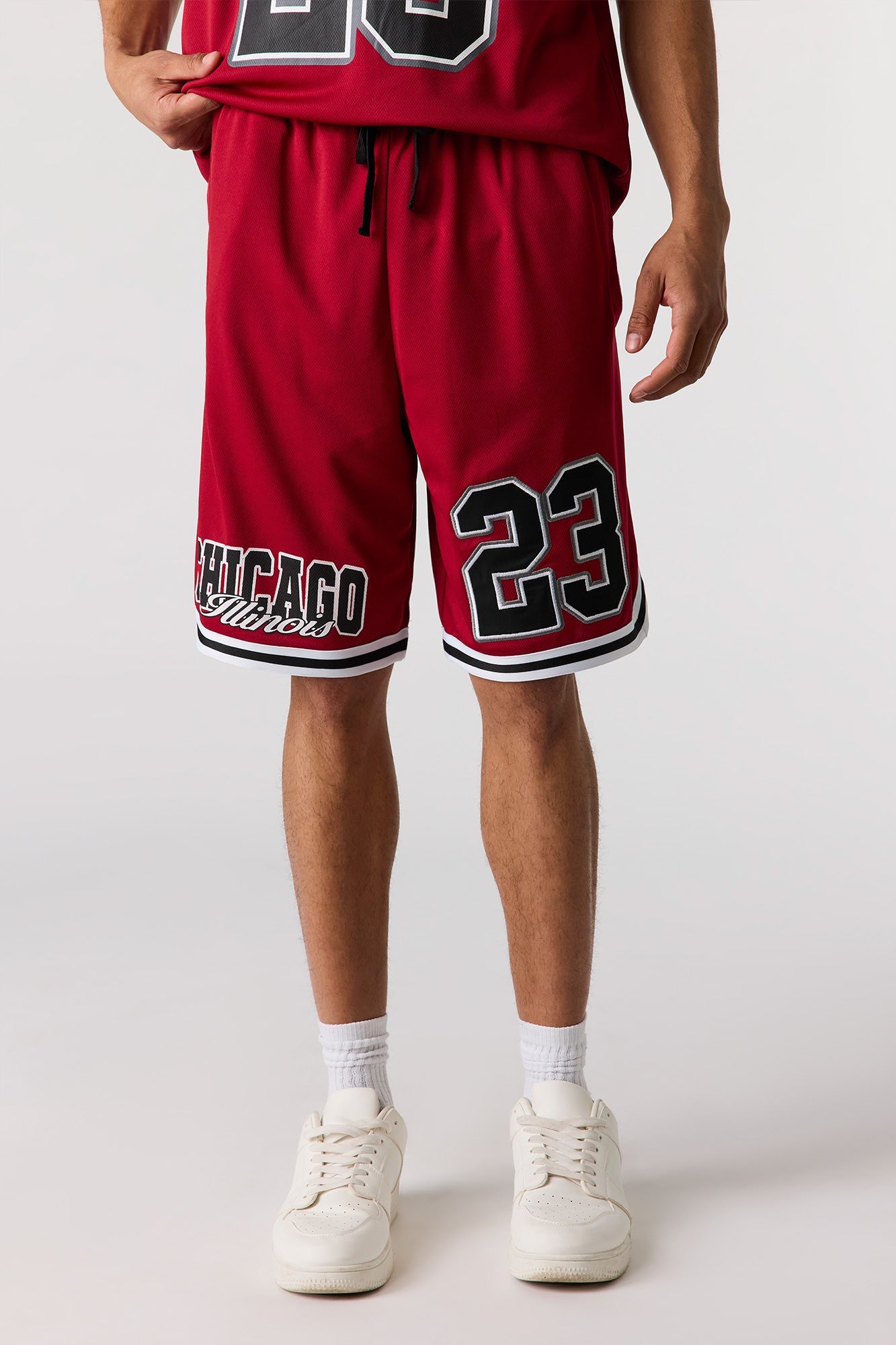Graphic Mesh Short