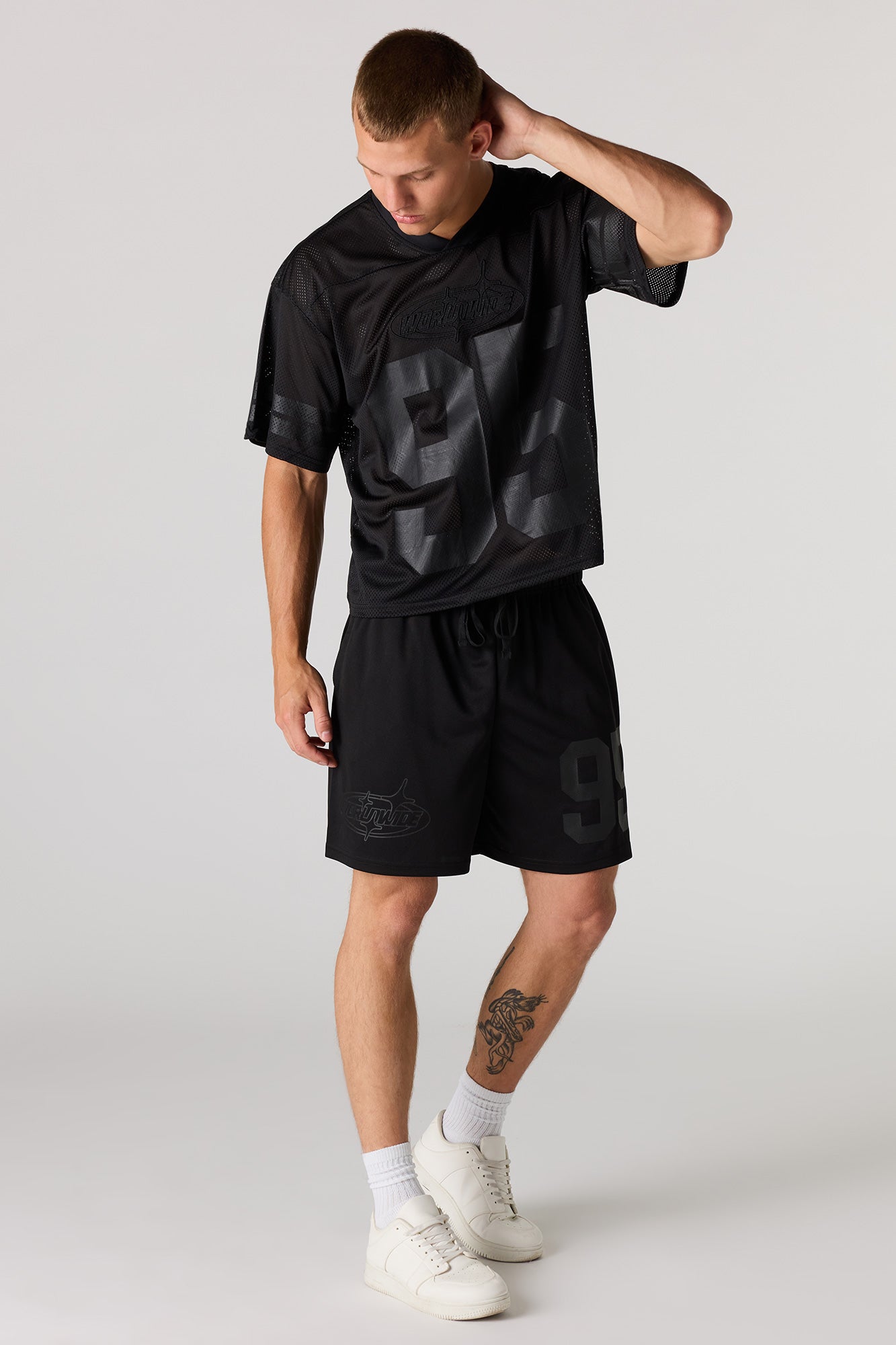 Mesh Graphic Short