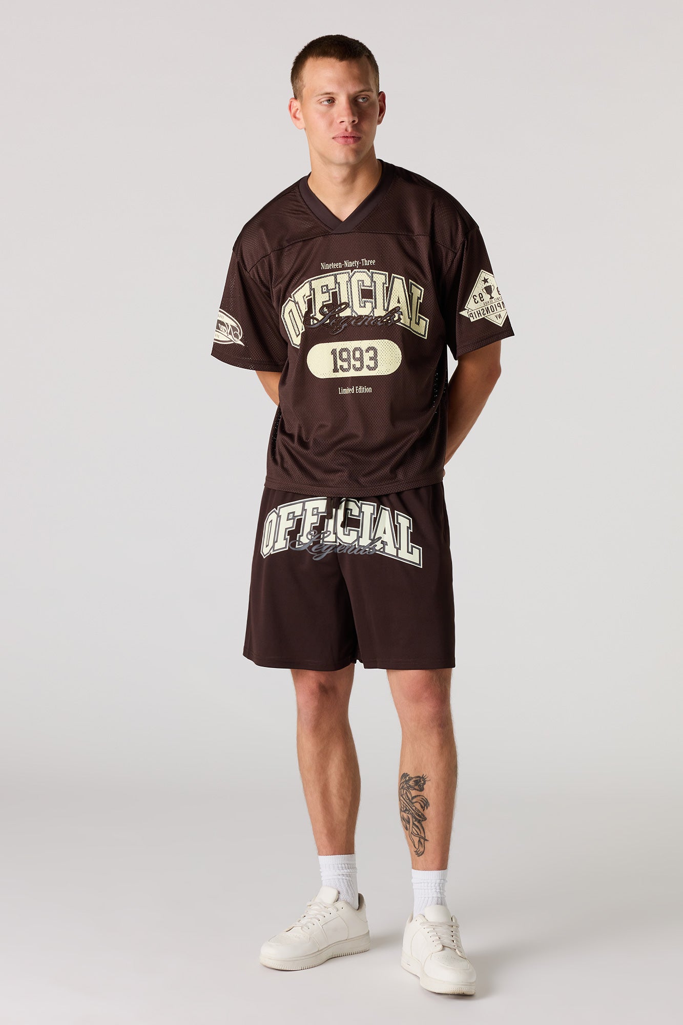 Mesh Graphic Short