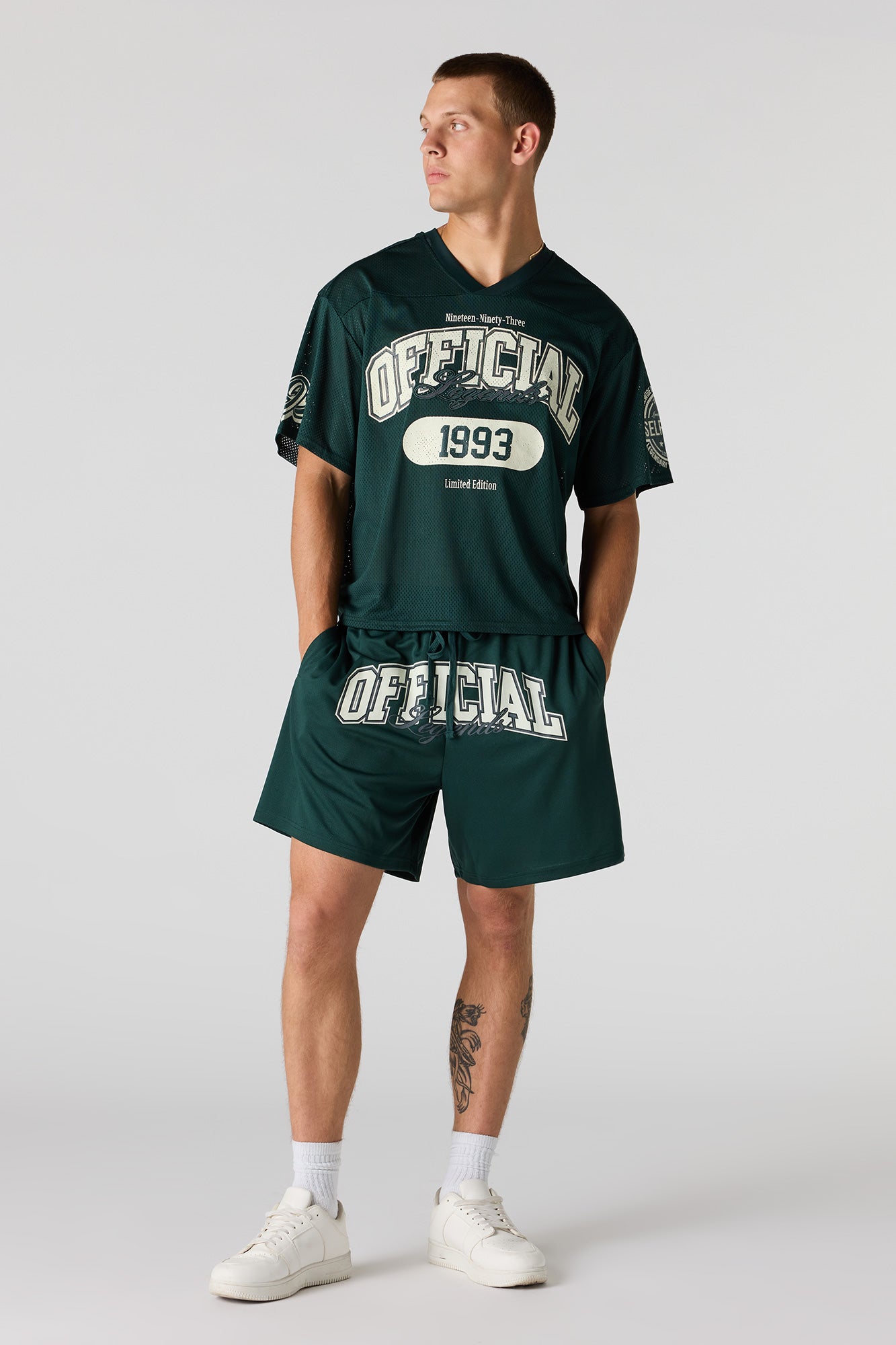Mesh Graphic Short