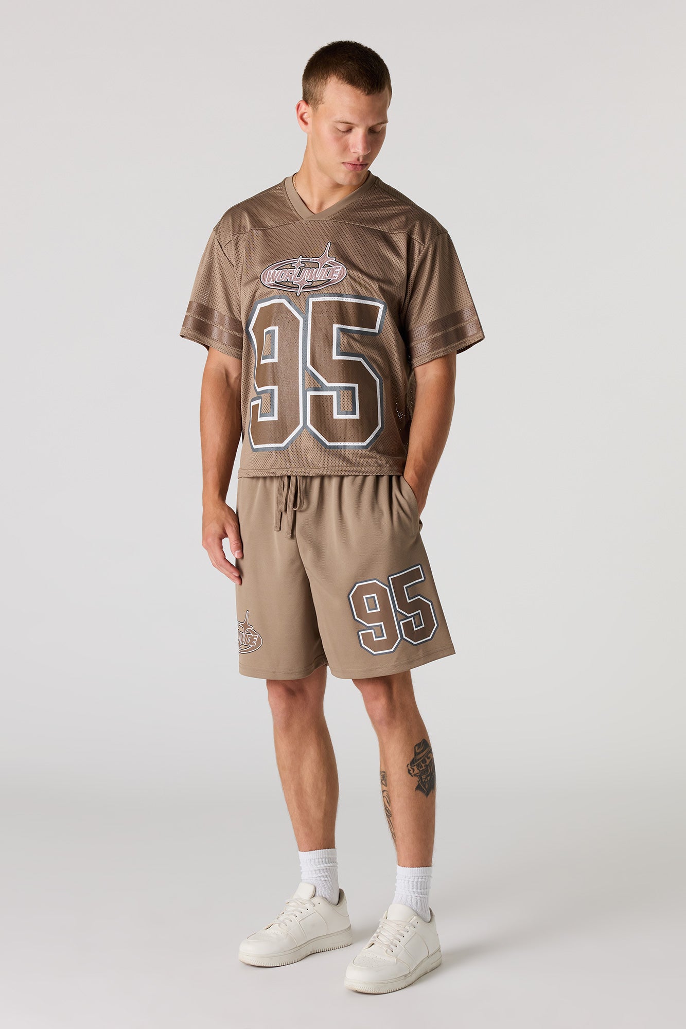 Mesh Graphic Short