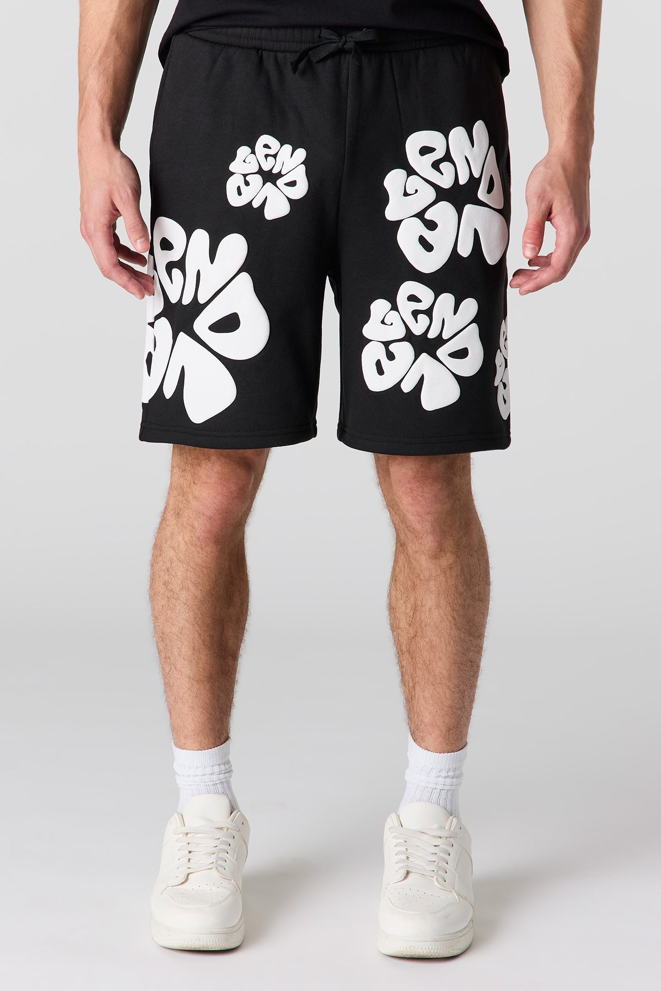 Graphic Fleece Short