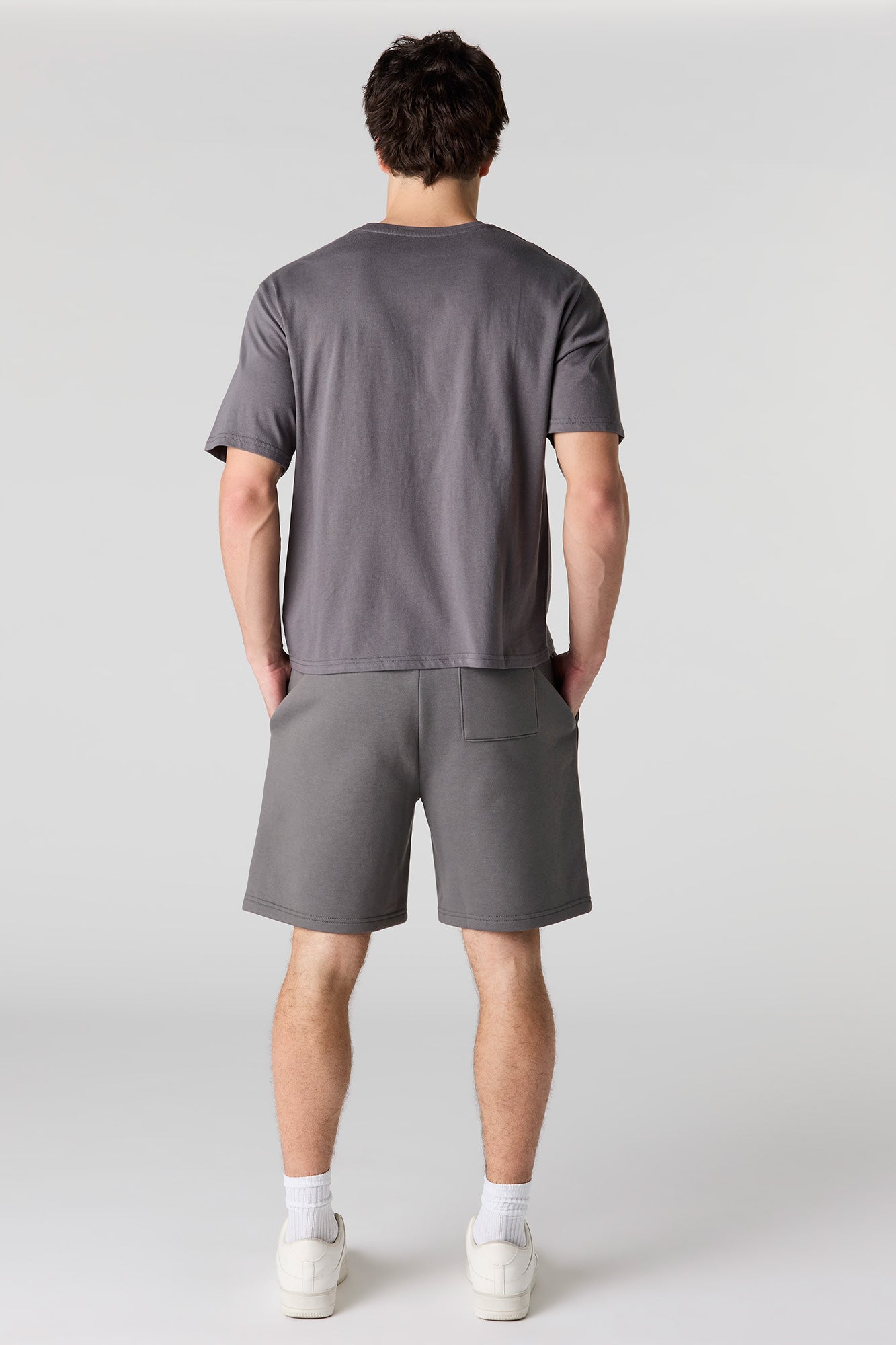 Graphic Fleece Short