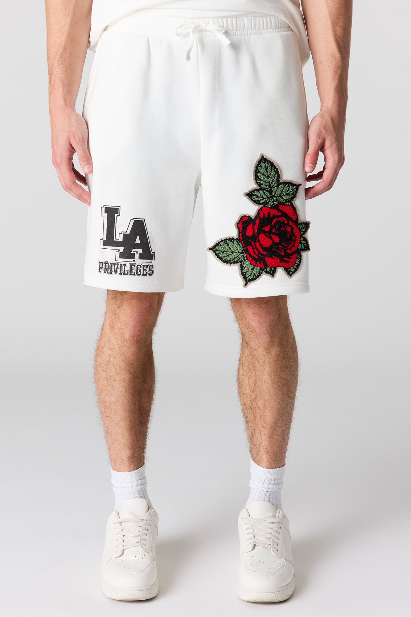 Graphic Fleece Short