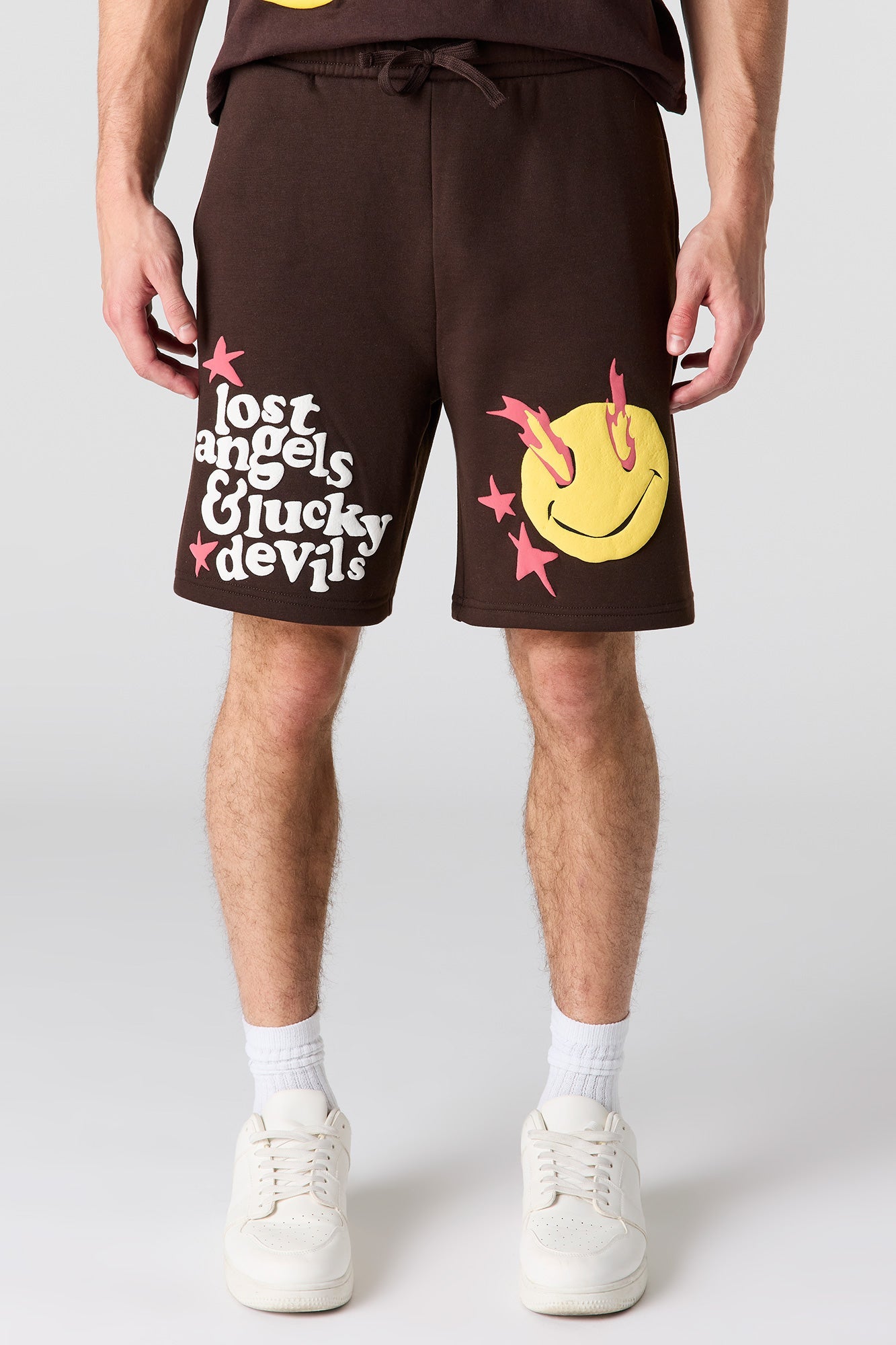 Graphic Fleece Short