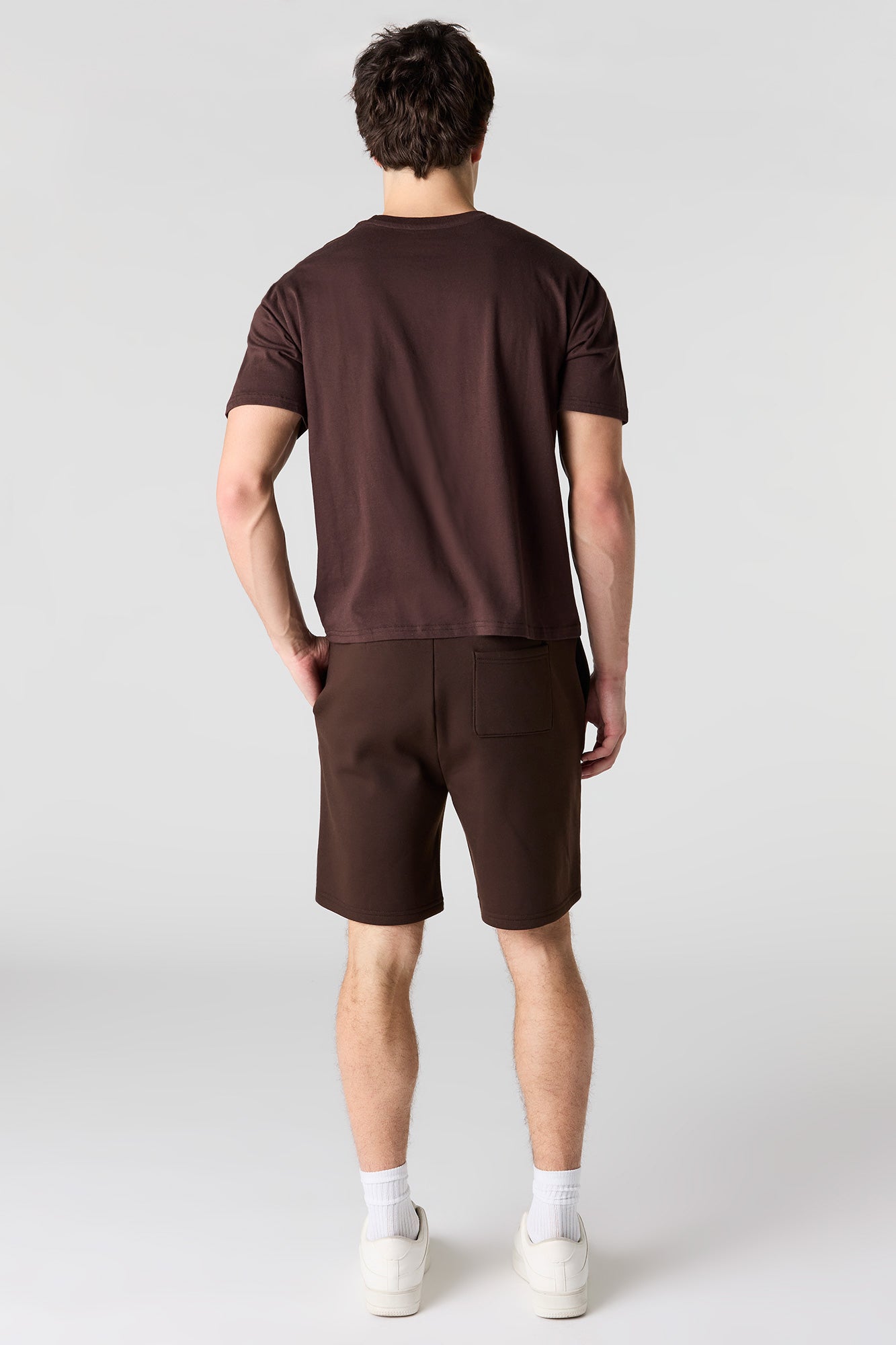 Graphic Fleece Short