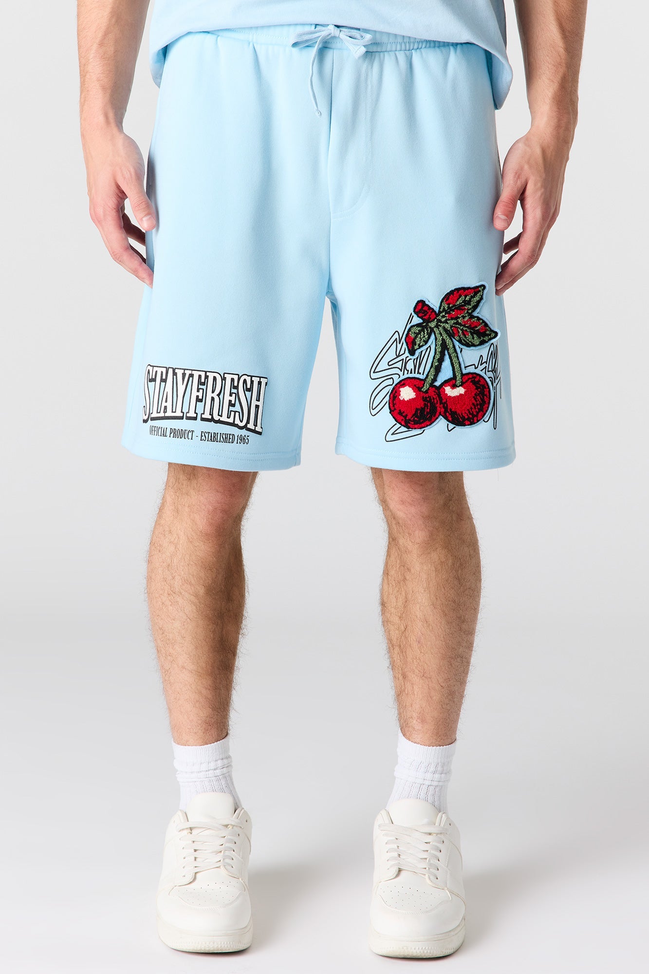 Graphic Fleece Short