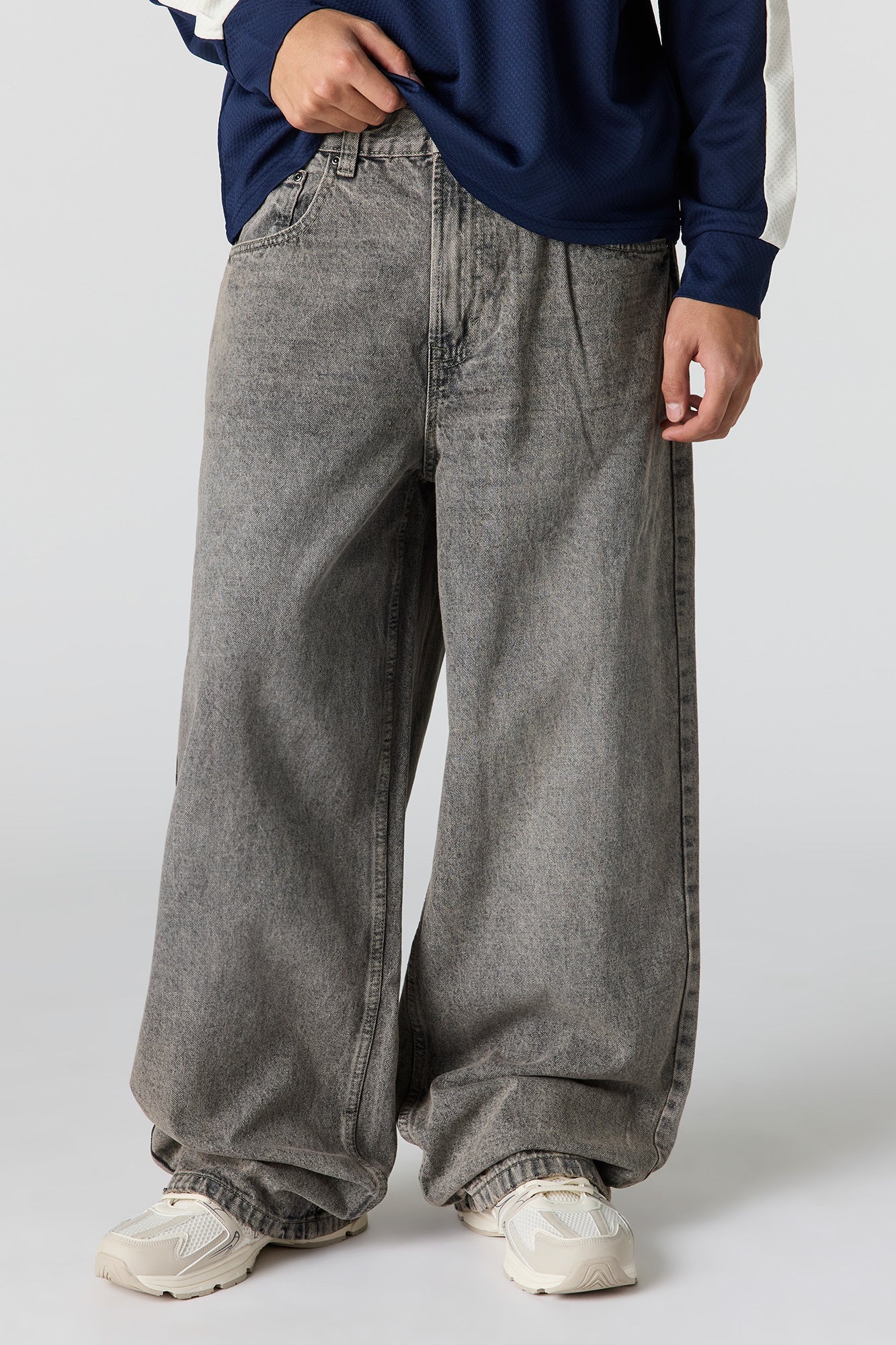 Wide Leg Grey Jean