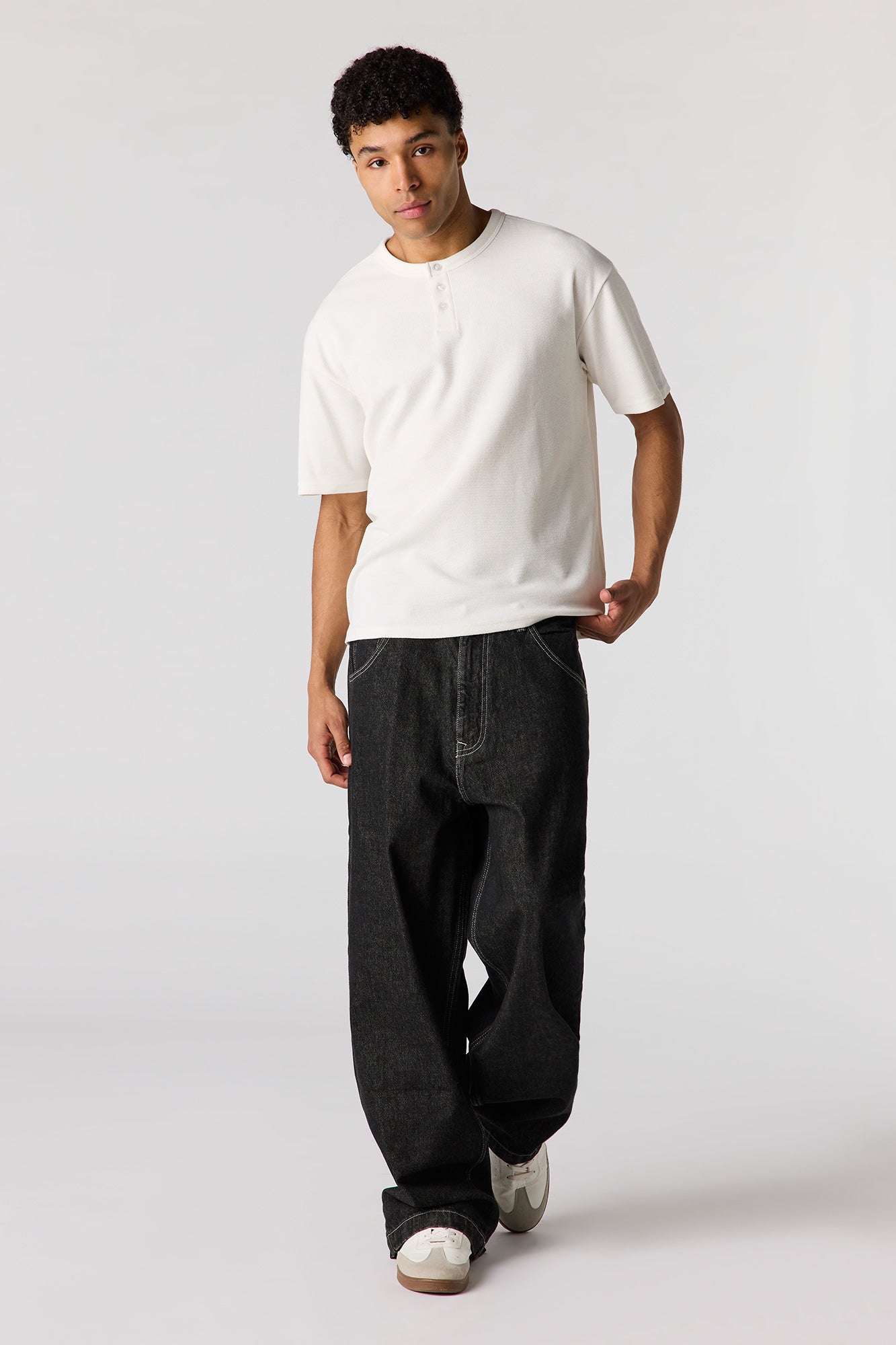 Super Baggy Black Rinse Jean