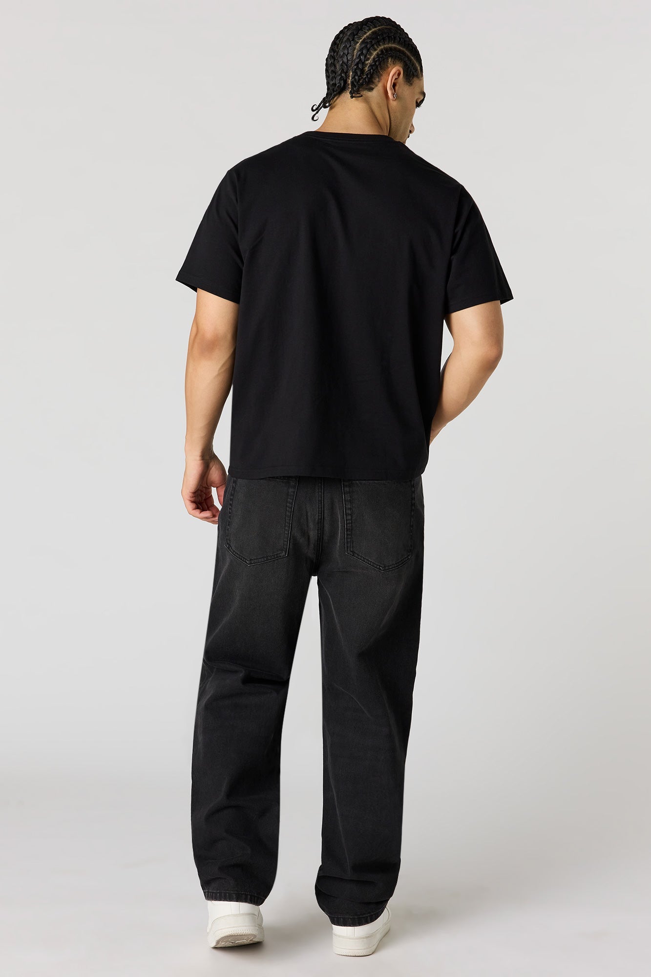 Baggy Washed Black Jean