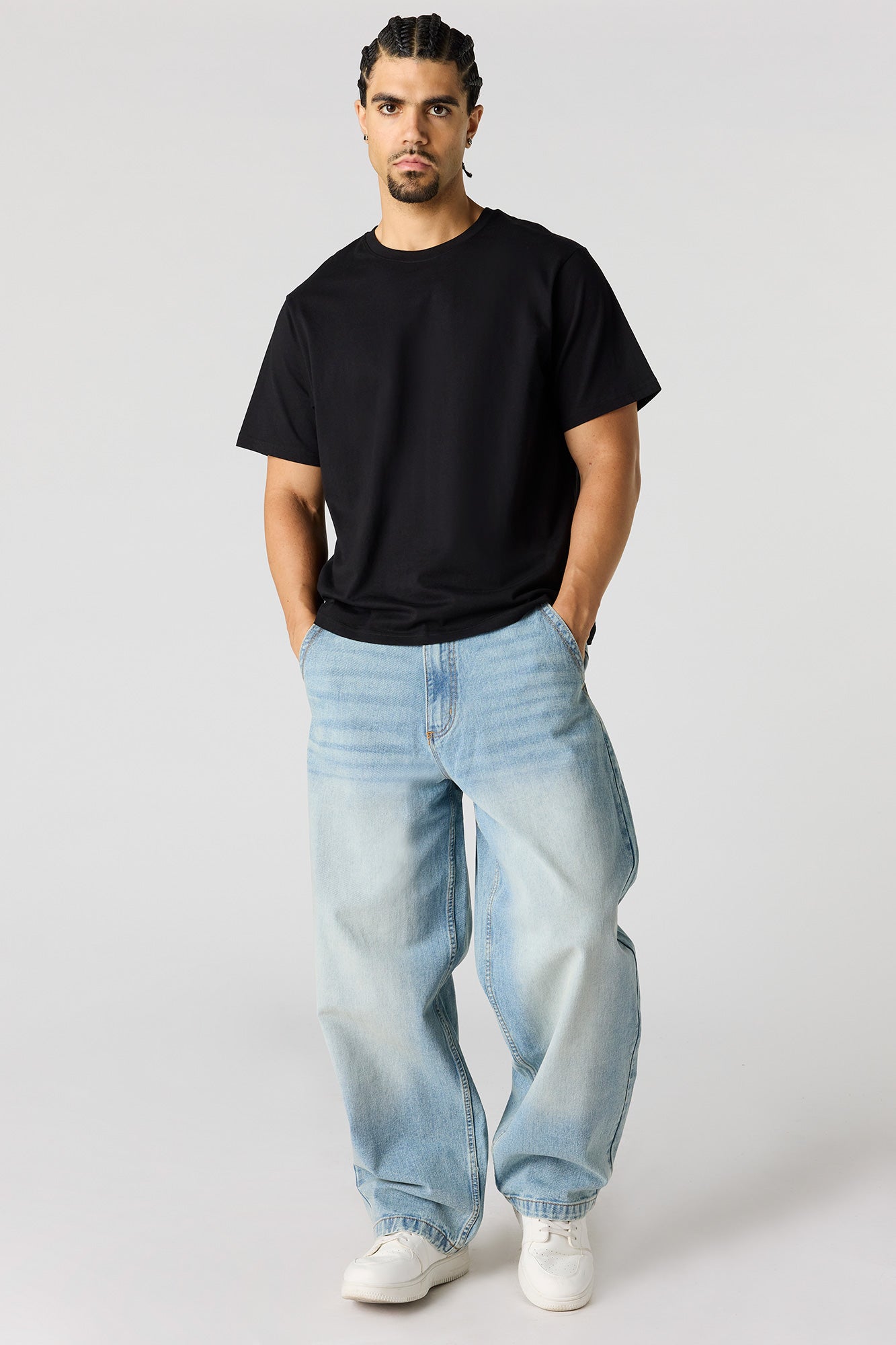 Baggy Washed Light Jean
