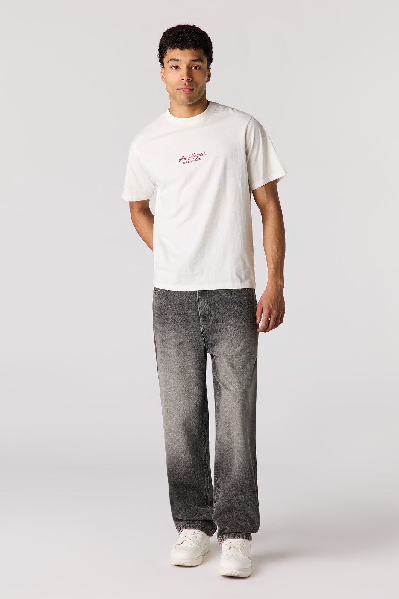 Baggy Washed Black Jean
