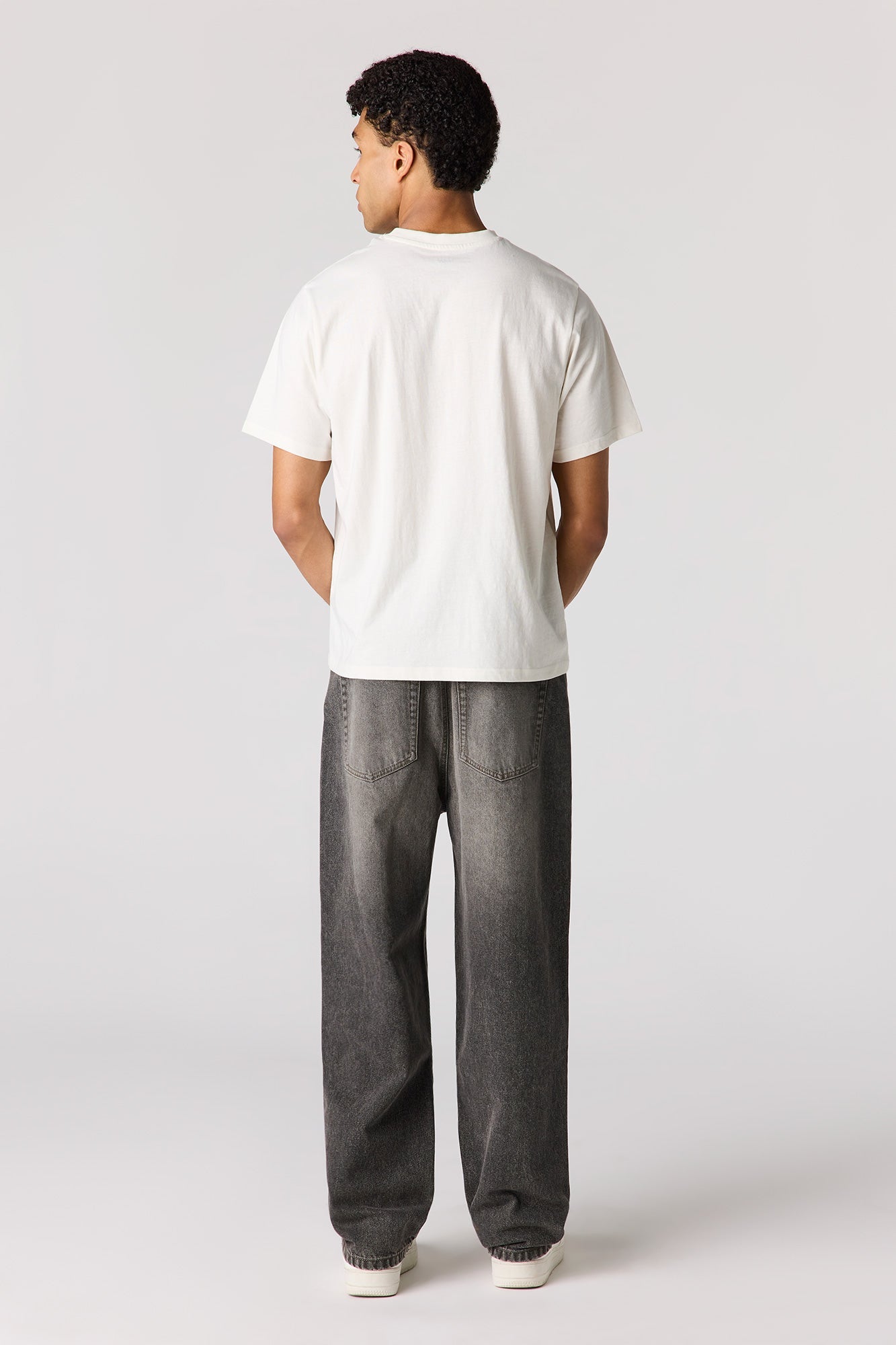 Baggy Washed Black Jean
