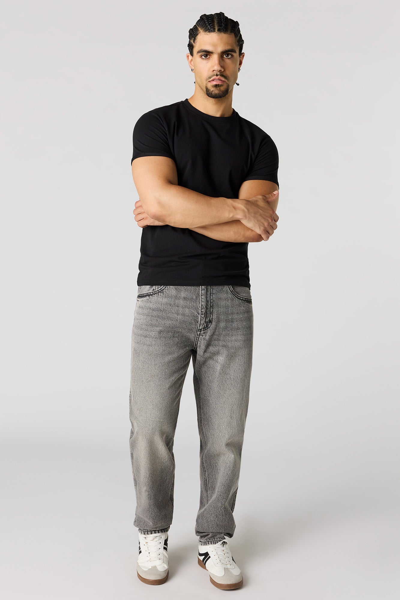 Straight Grey Jean