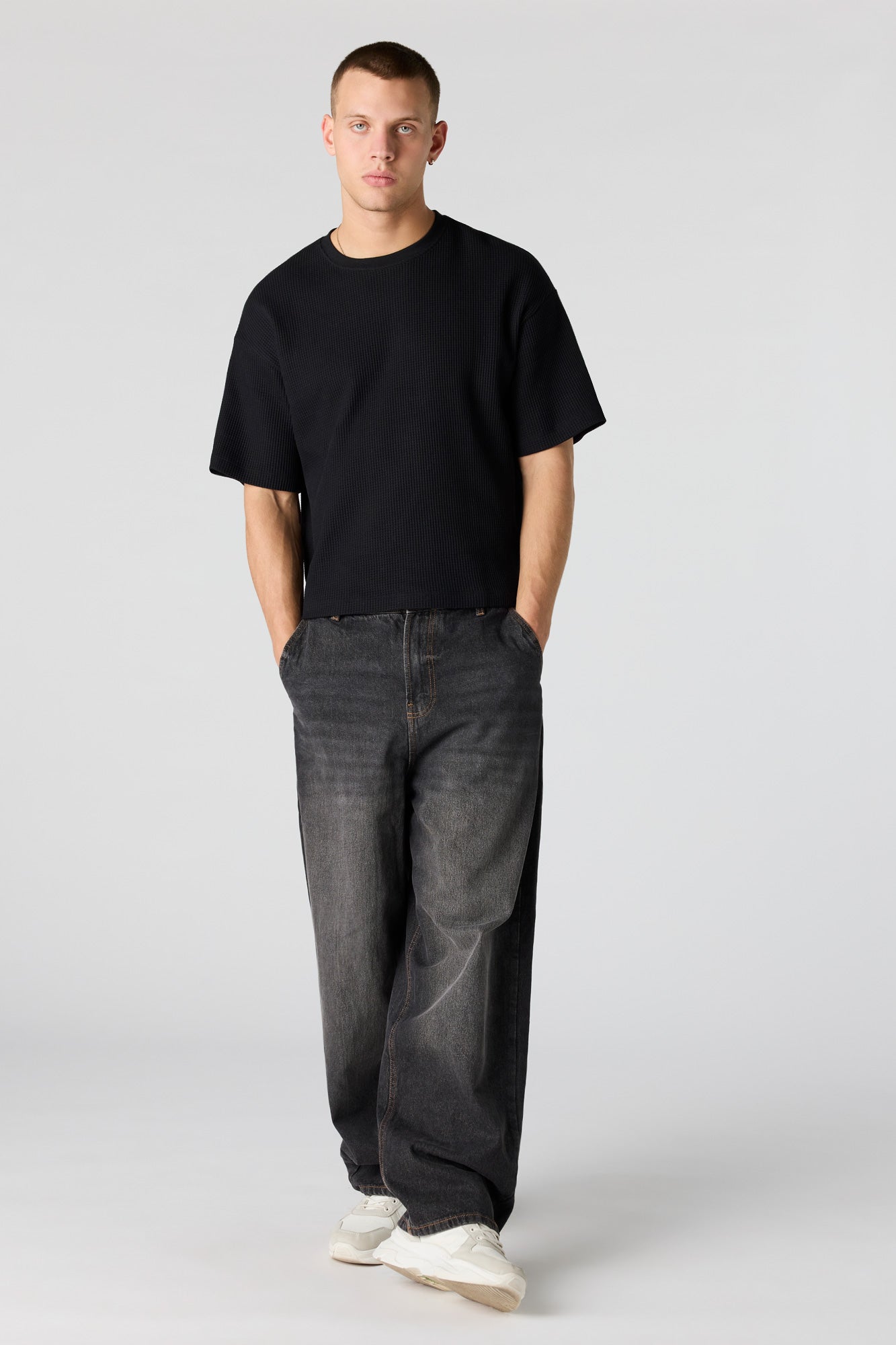 Textured Boxy T-Shirt