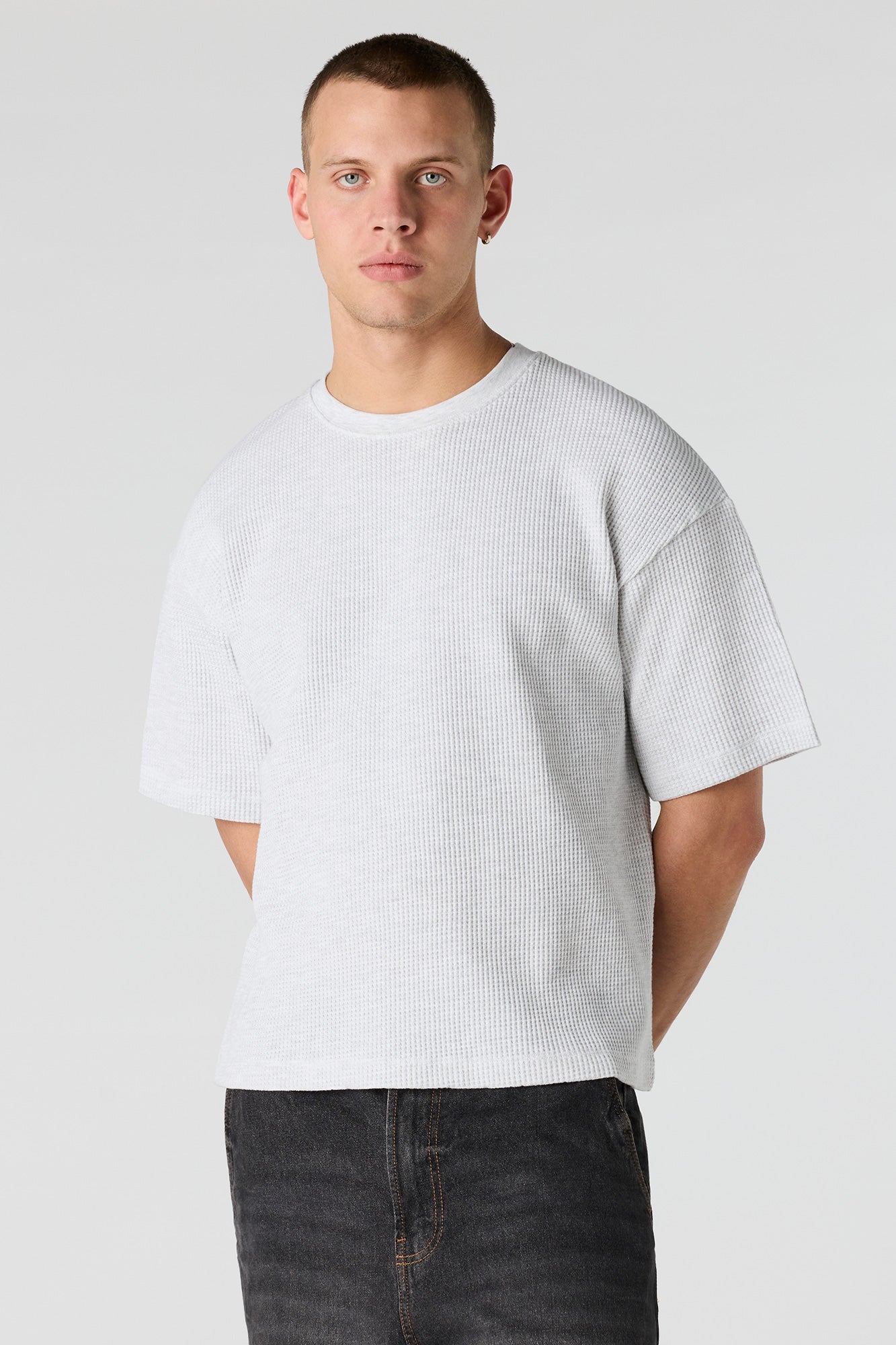 Textured Boxy T-Shirt