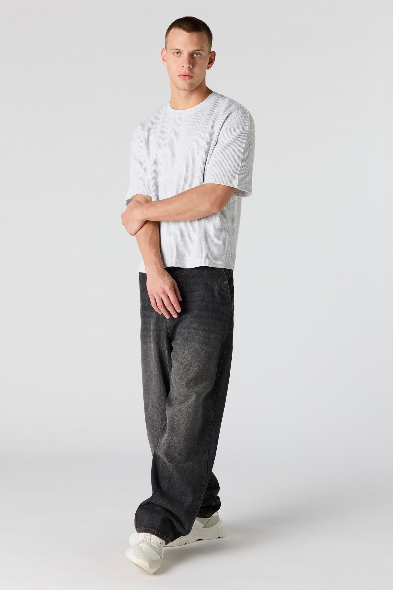 Textured Boxy T-Shirt