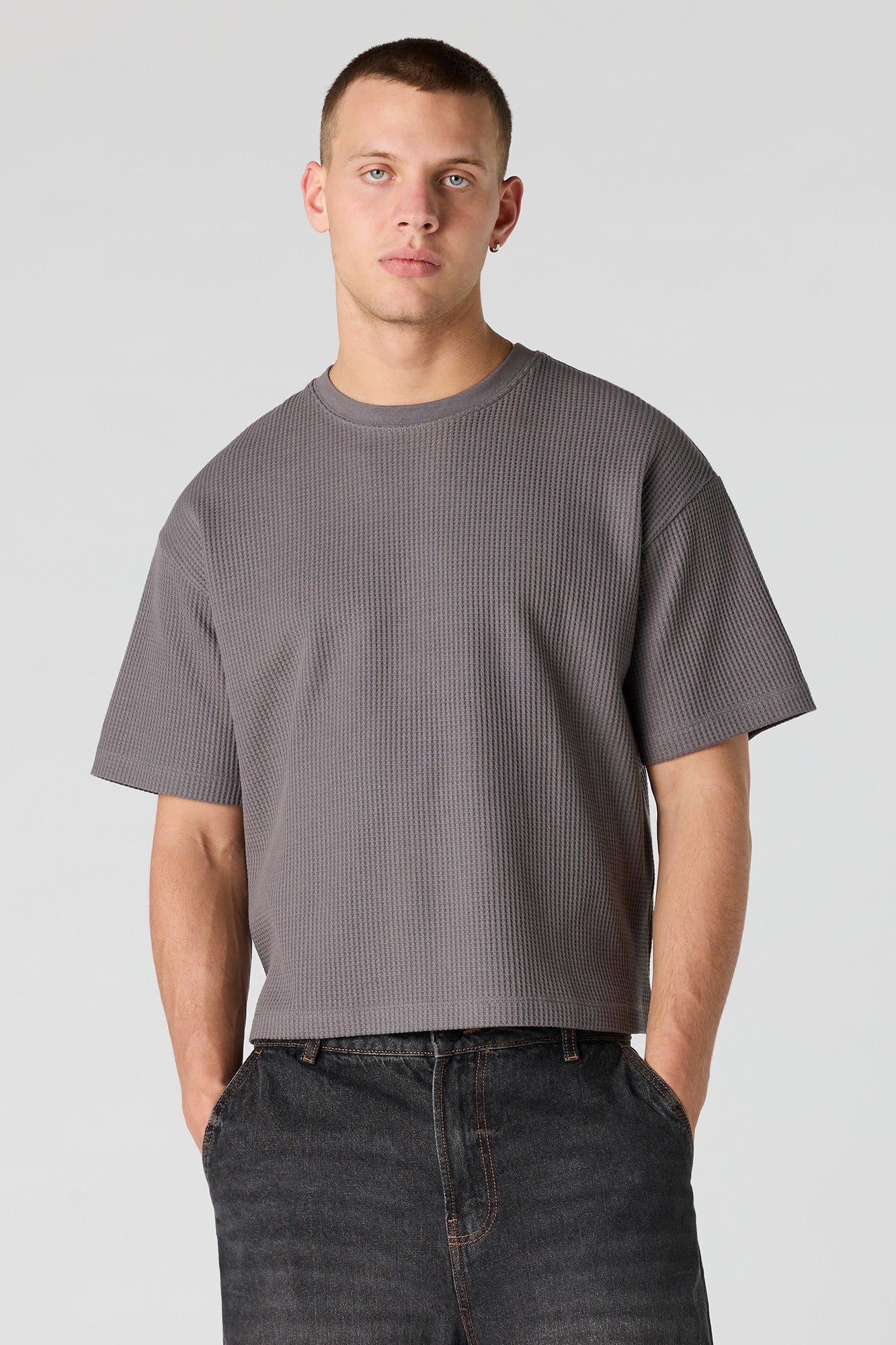Textured Boxy T-Shirt