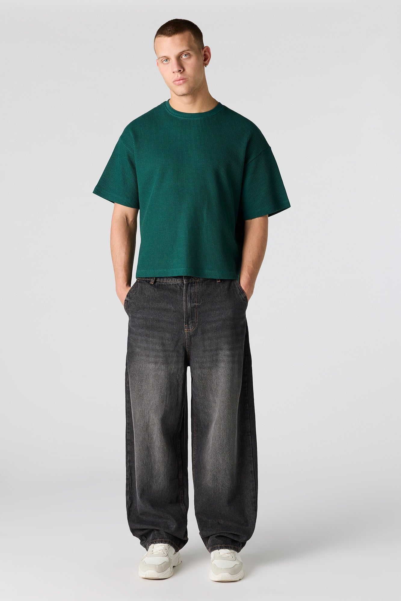 Textured Boxy T-Shirt