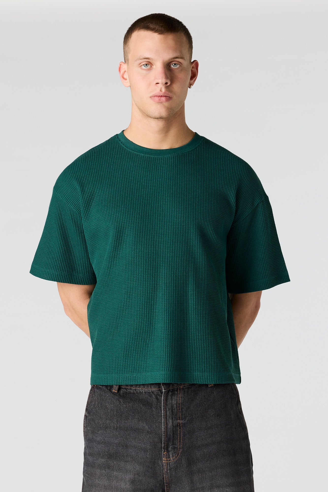 Textured Boxy T-Shirt