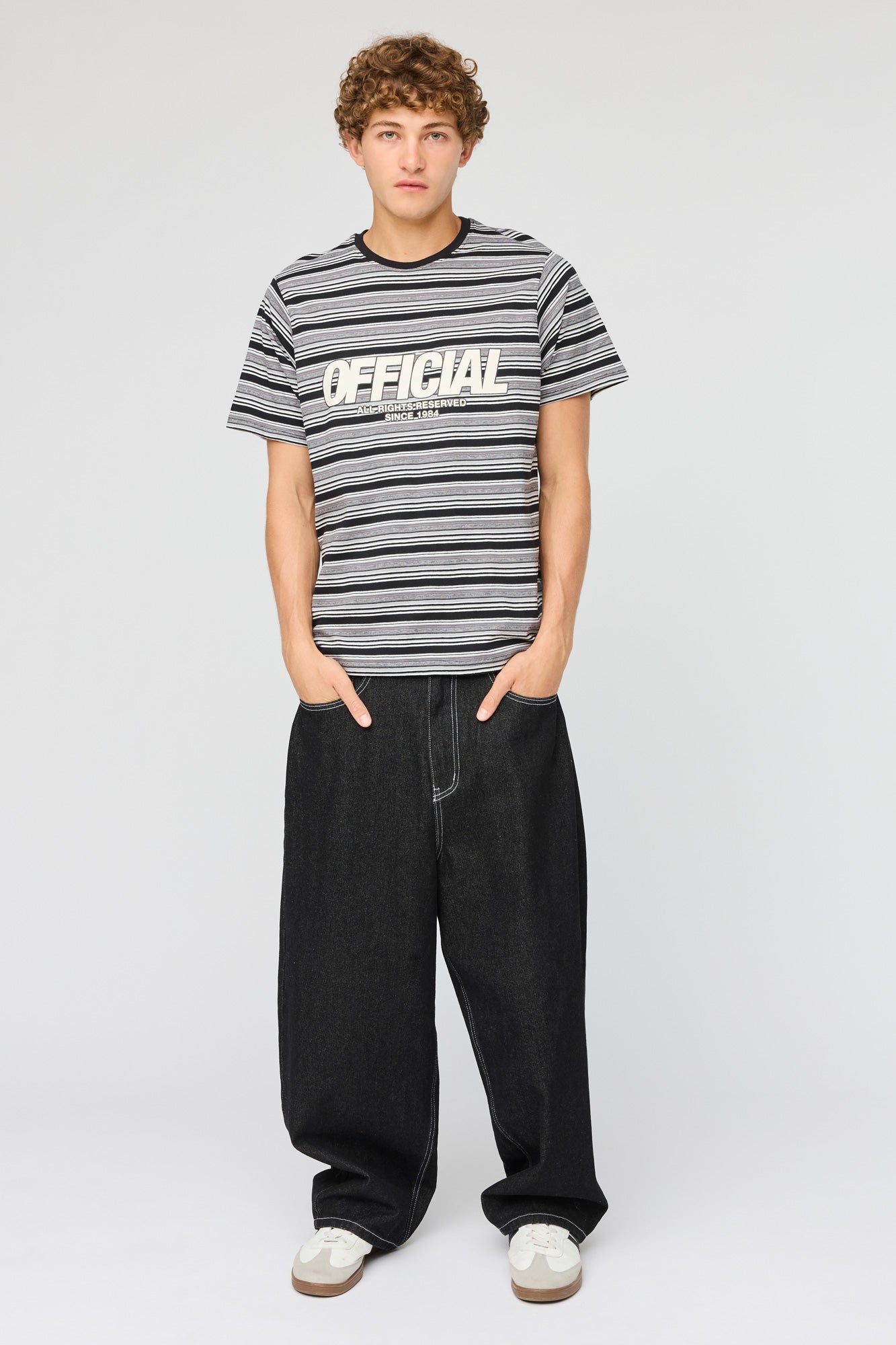 Graphic Striped T-Shirt