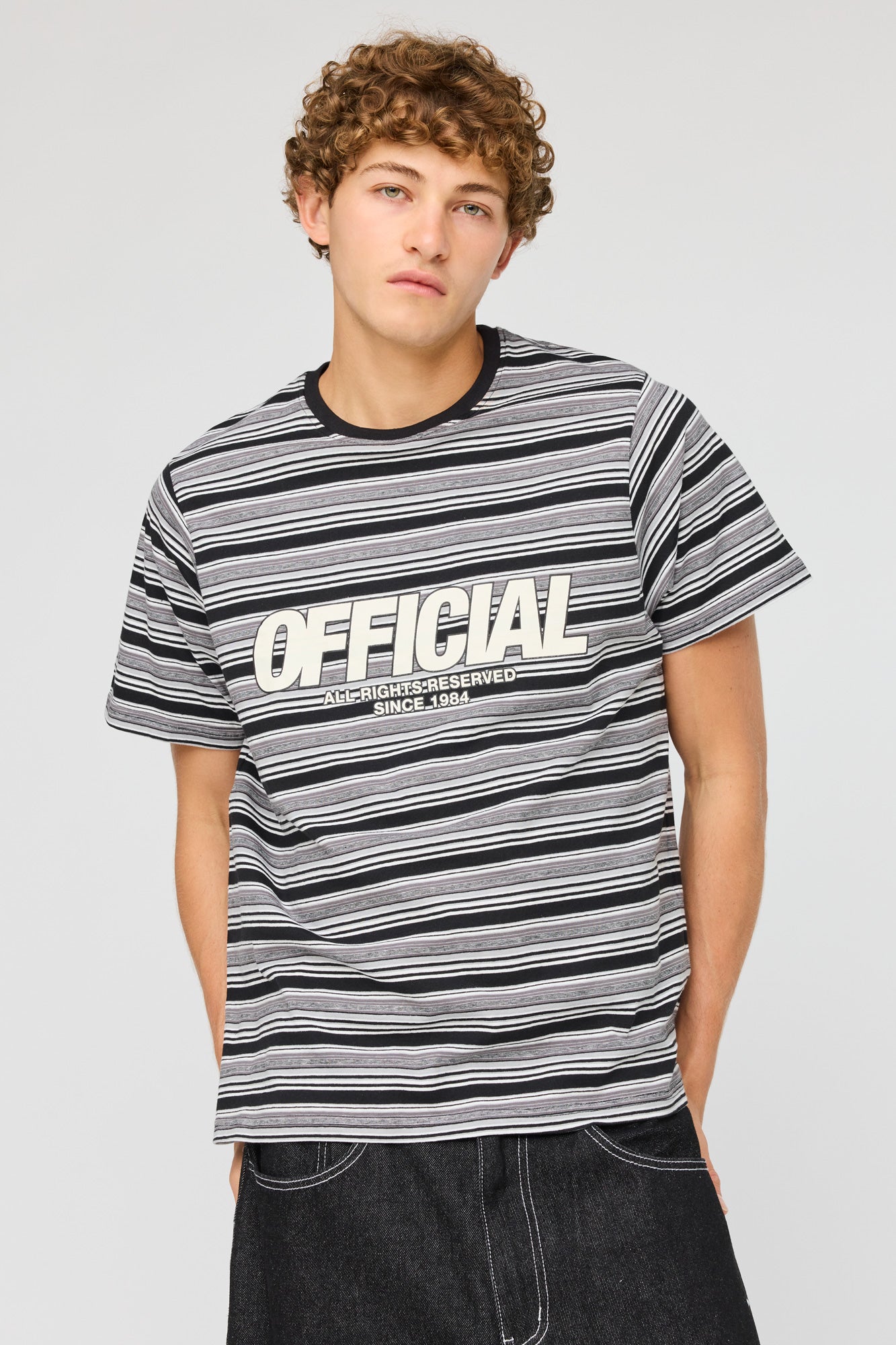 Graphic Striped T-Shirt