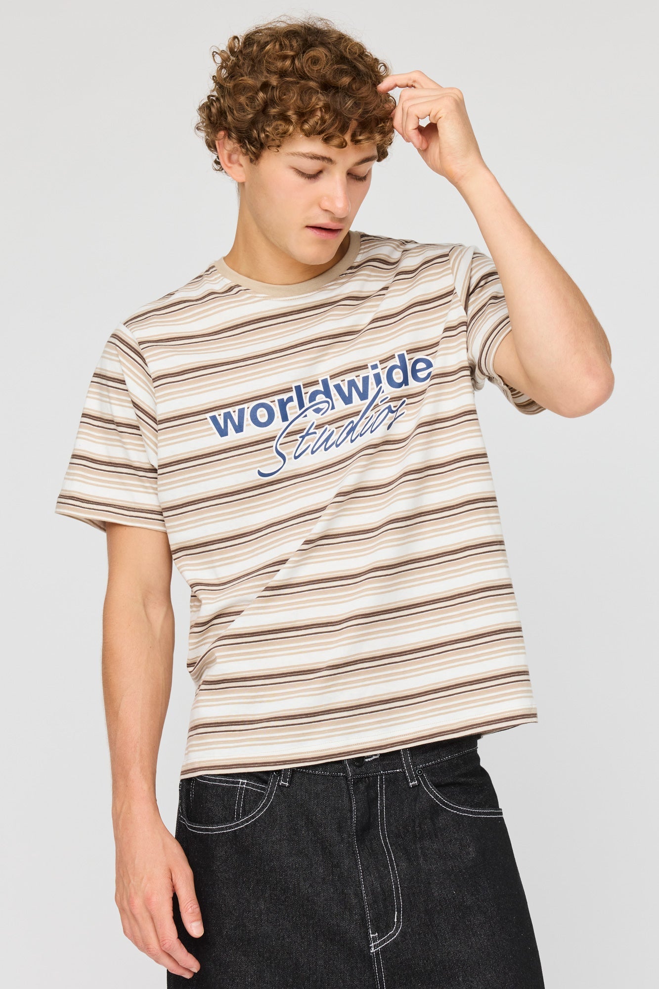 Graphic Striped T-Shirt