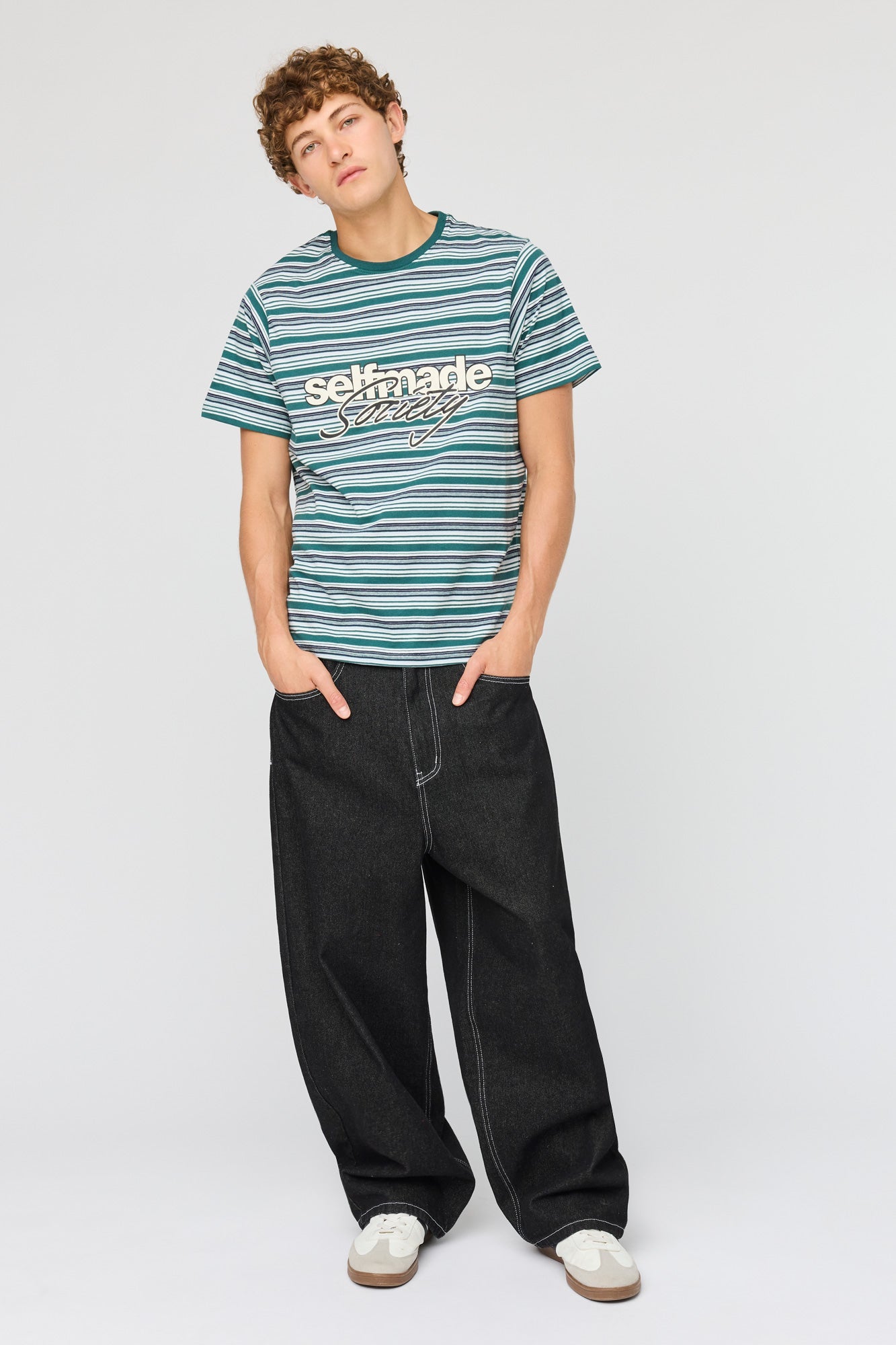 Graphic Striped T-Shirt