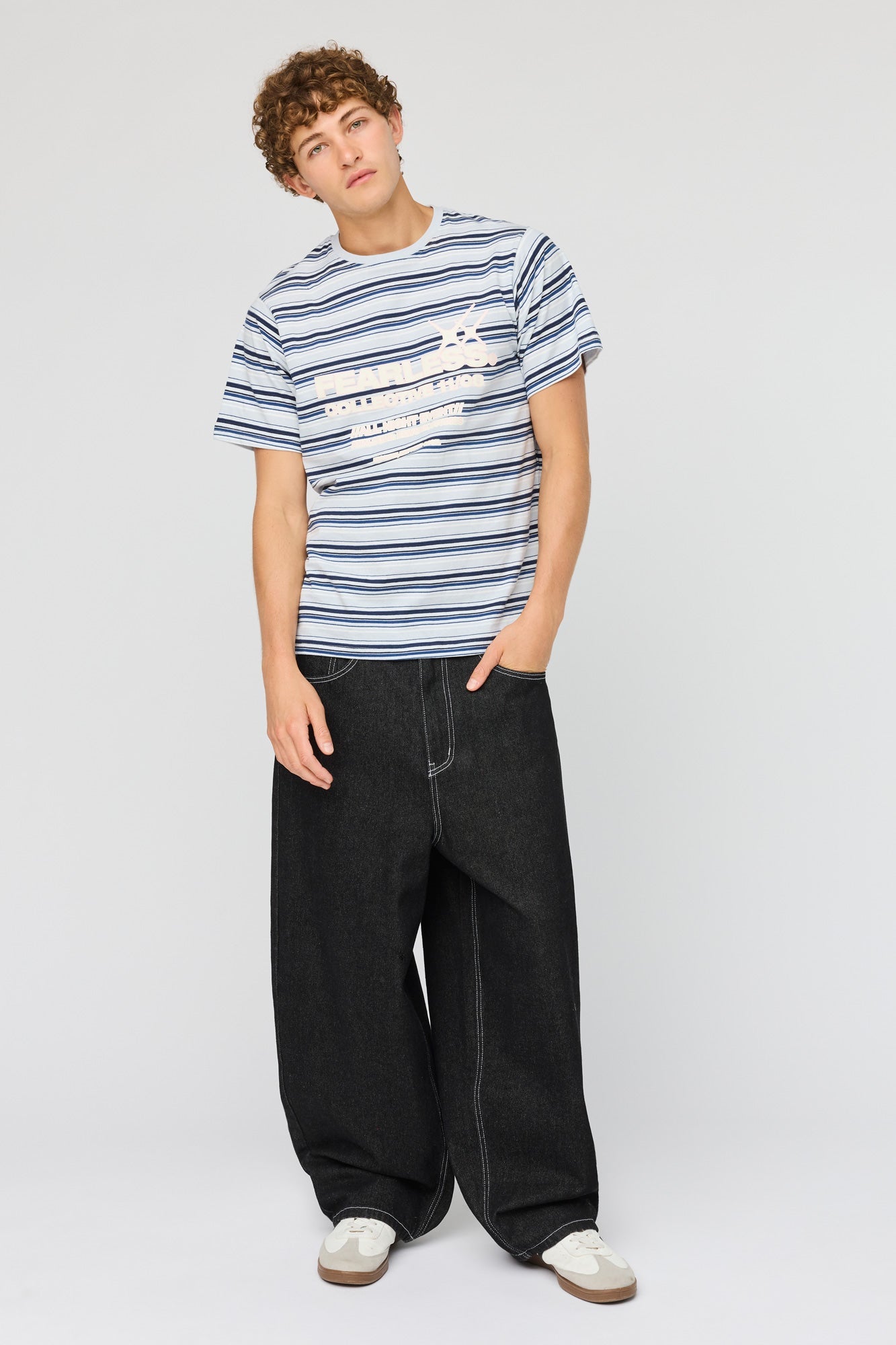 Graphic Striped T-Shirt