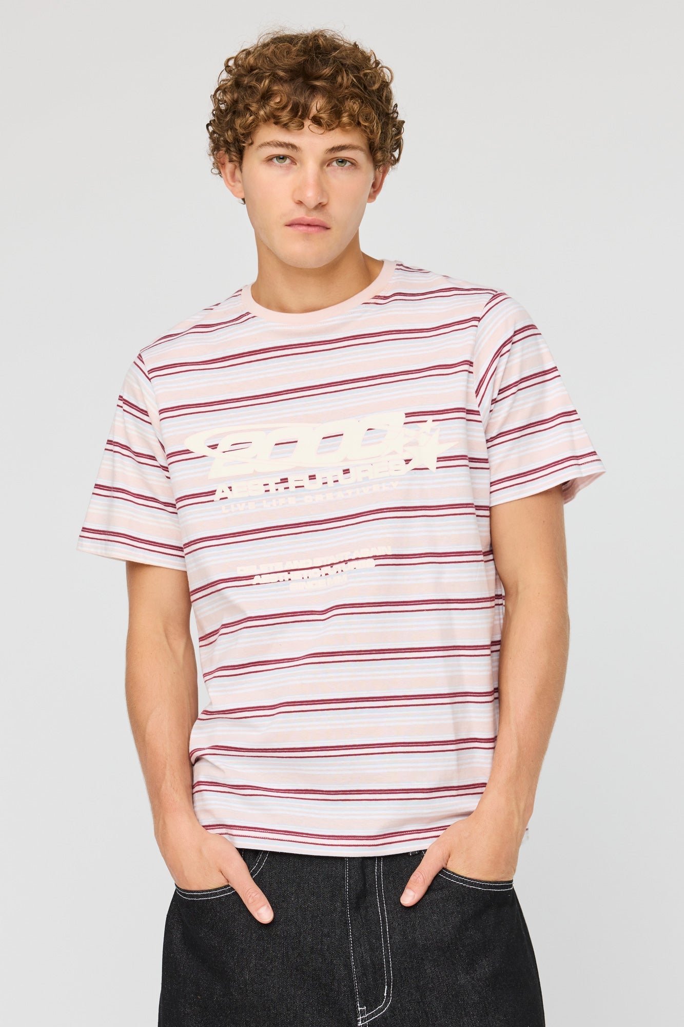 Graphic Striped T-Shirt
